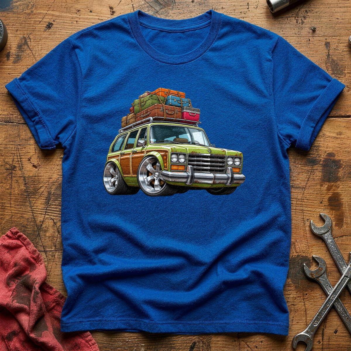Family Wagon 71 T-Shirt - Royal