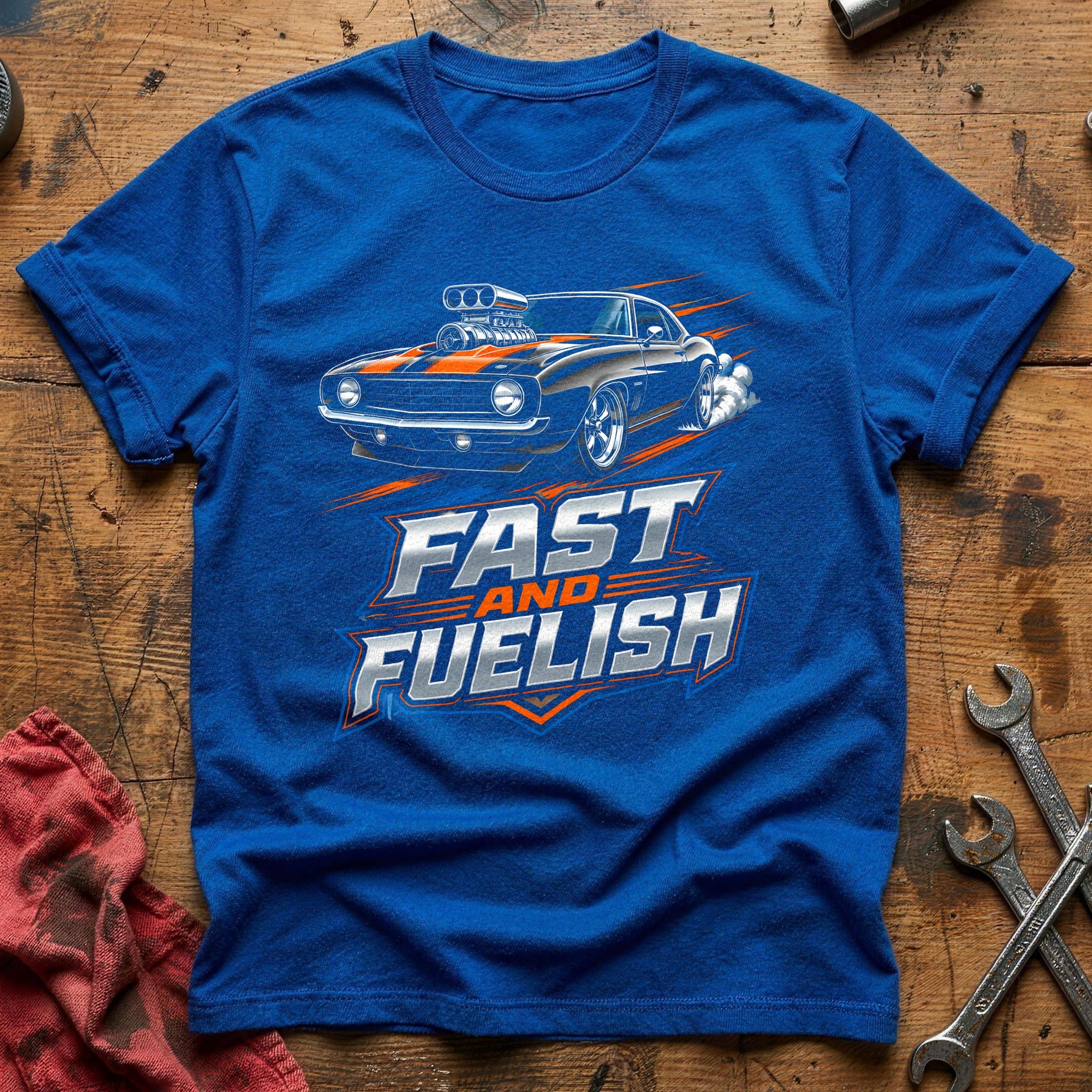 Fast And Fuelish 80 T-Shirt - Royal