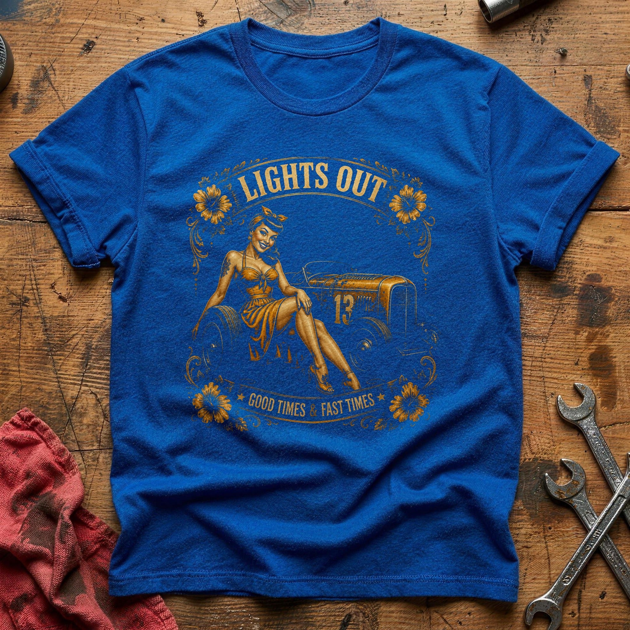 Fast Times & Good Vibes T-Shirt - Royal
