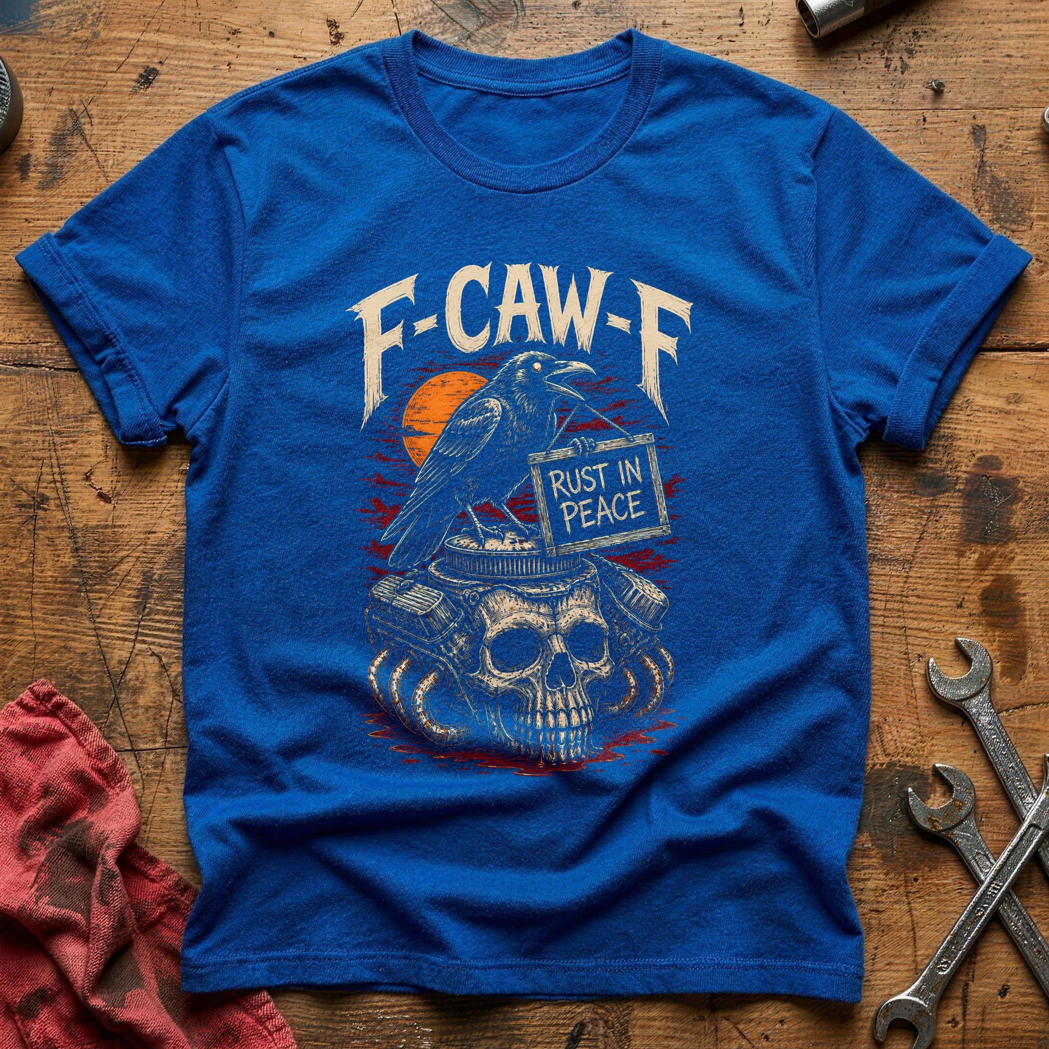 Fcawf Rust In Peace 81 T-Shirt - Royal