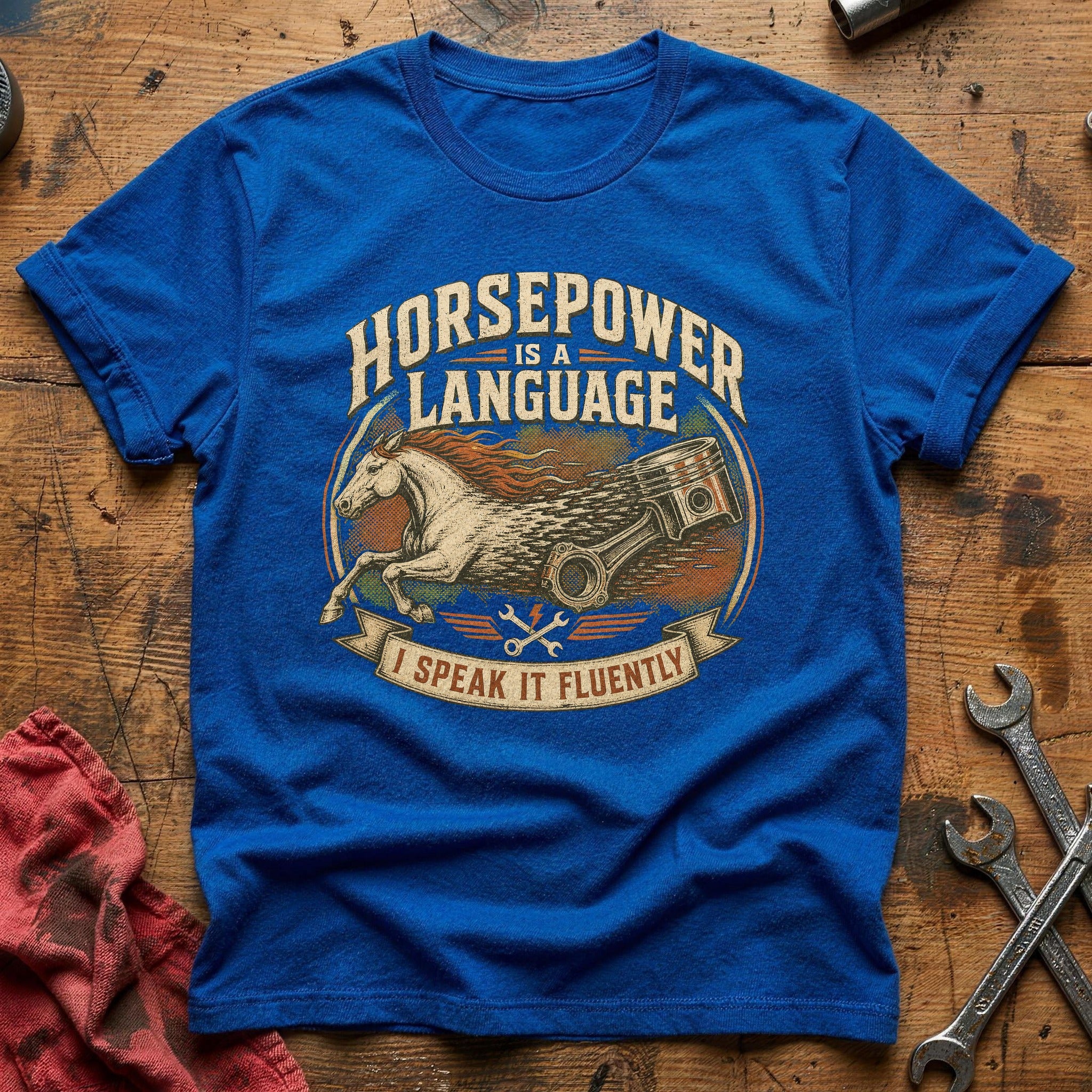 Fluent Speaker T-Shirt - Royal