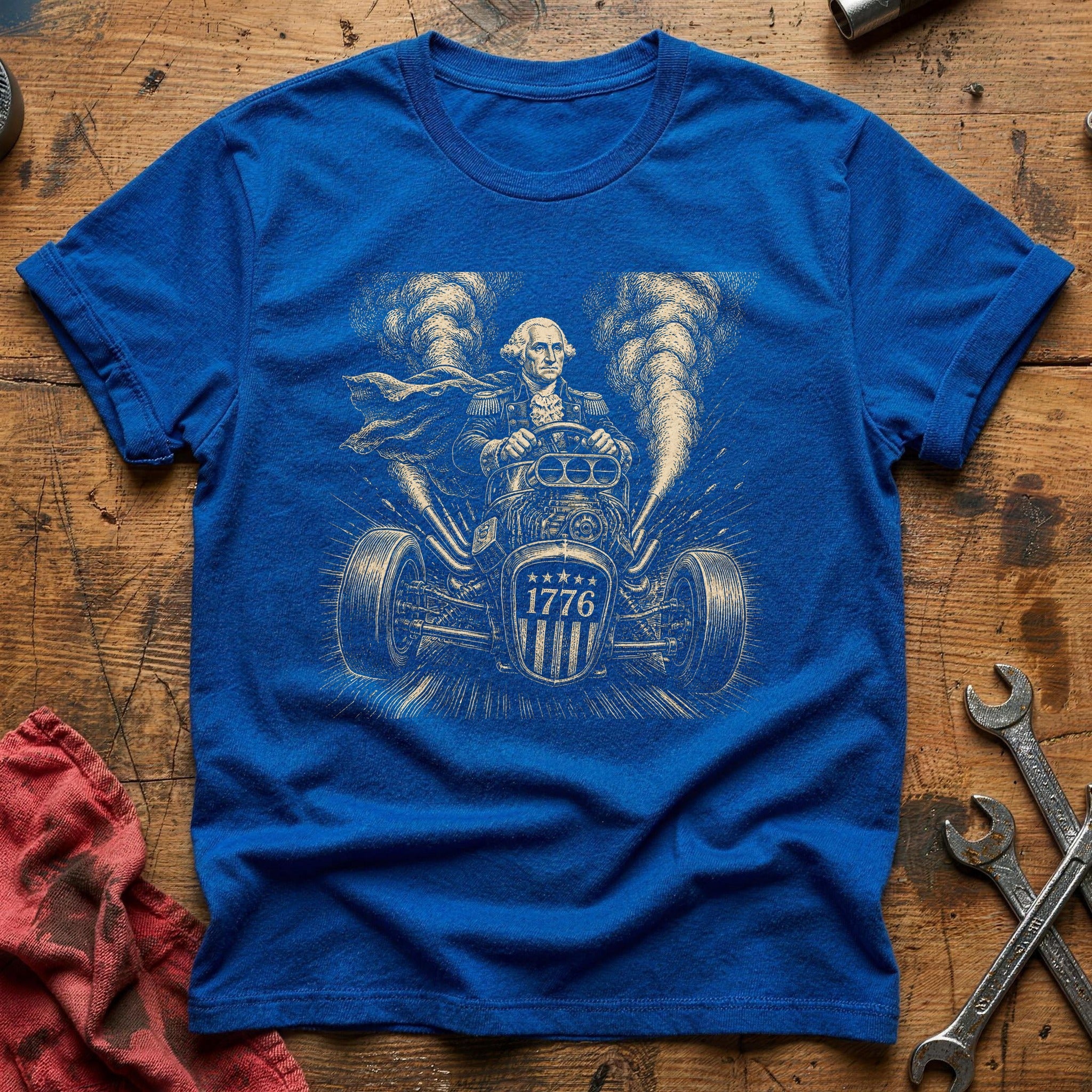 Founding Father Grand Prix T-Shirt - Royal