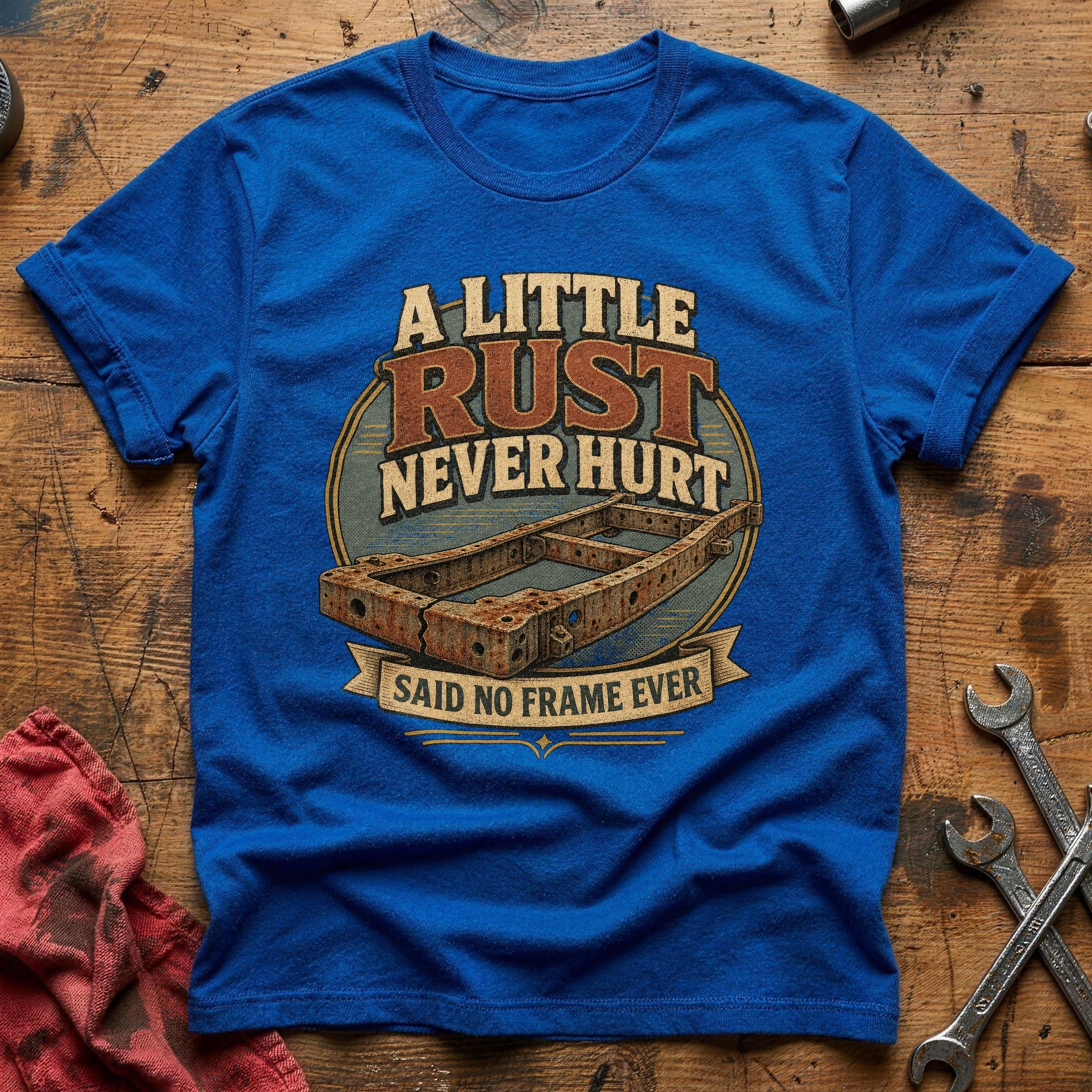 Frame Collapse Blues T-Shirt - Royal