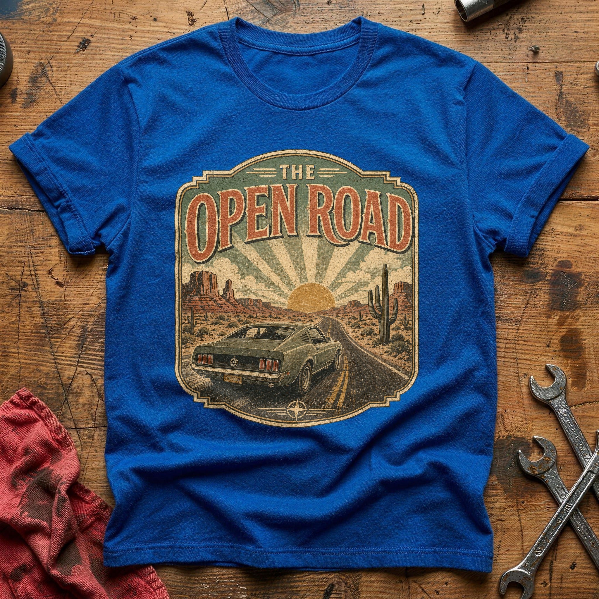 Freedom Plate T-Shirt - Royal