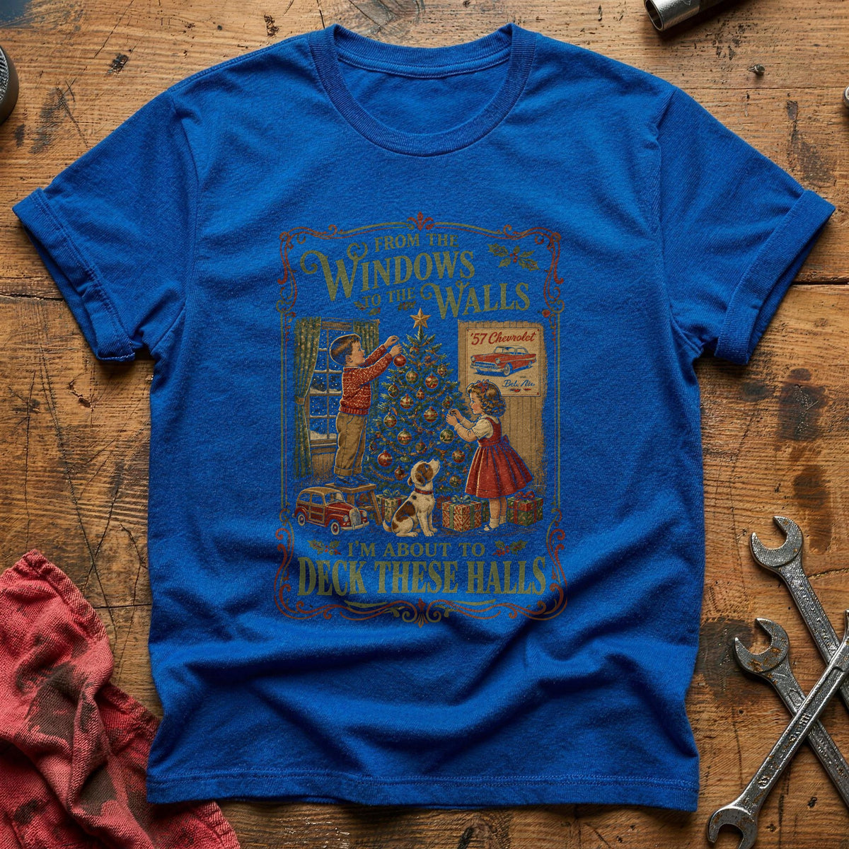From The Windows To The Walls 50 T-Shirt - Royal