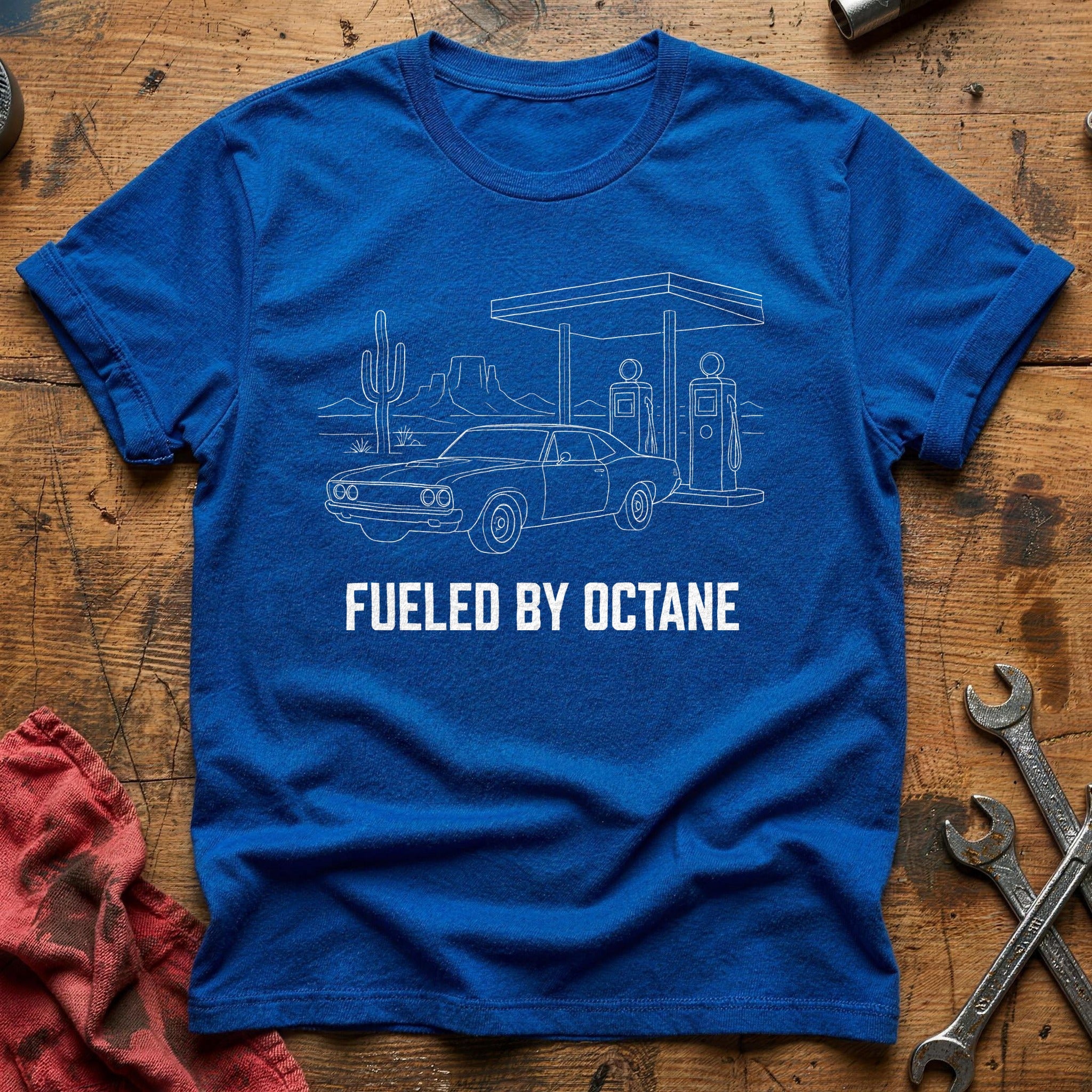 Fueled By Octane 72 T-Shirt - Royal