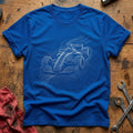 Full Throttle Sketch T-Shirt - Royal