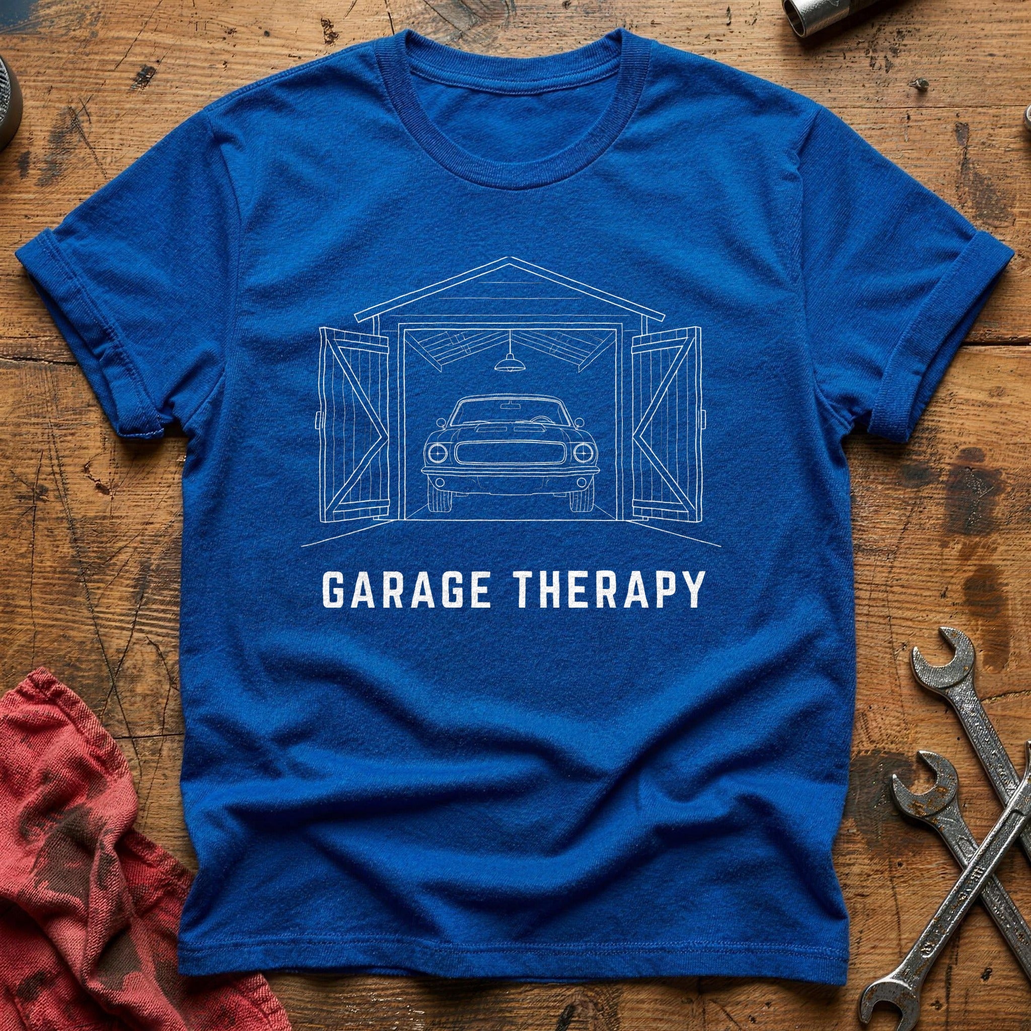 Garage Therapy 35 T-Shirt - Royal