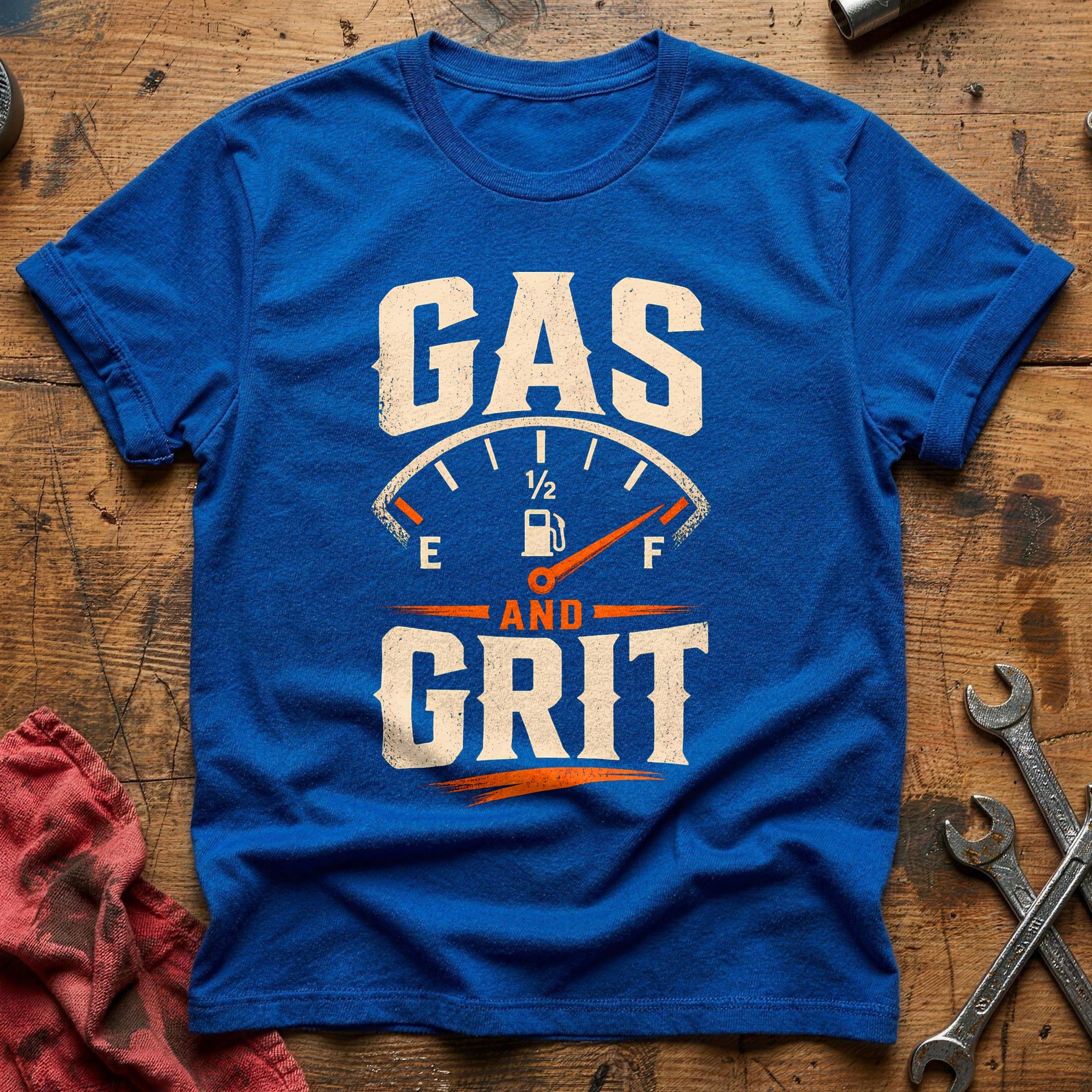 Gas And Grit 60 T-Shirt - Royal