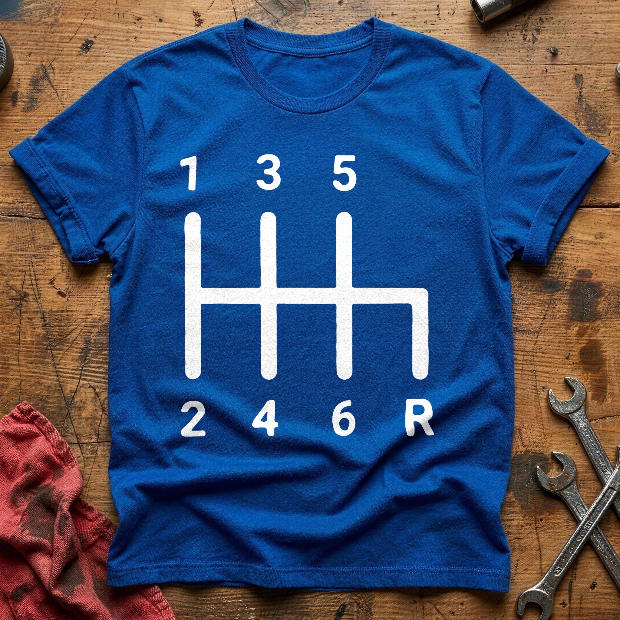Gear stick T-Shirt - Royal