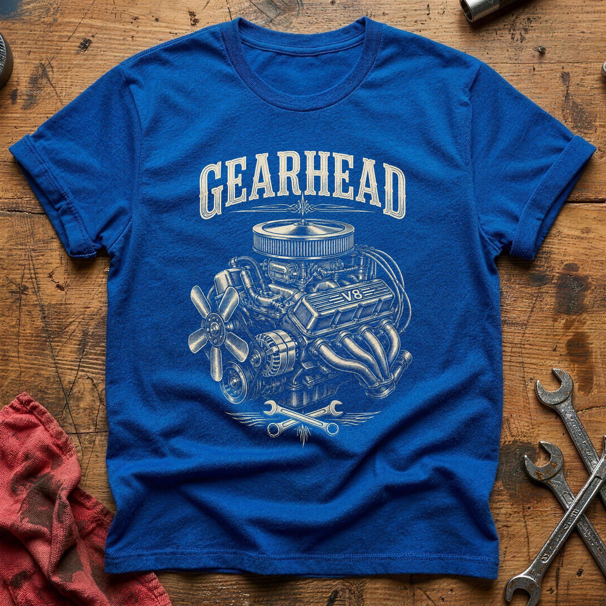 Gearhead T-Shirt - Royal