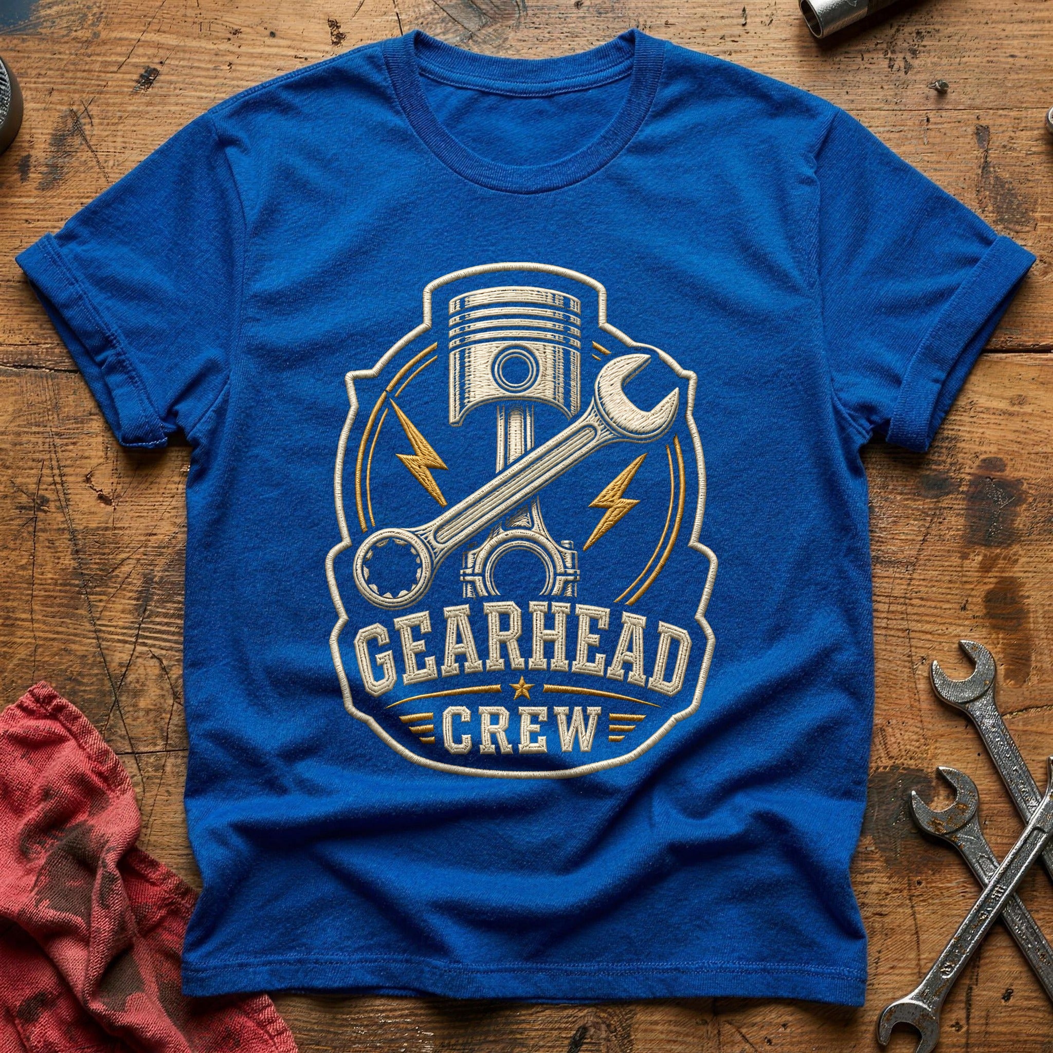 Gearhead Crew T-Shirt - Royal