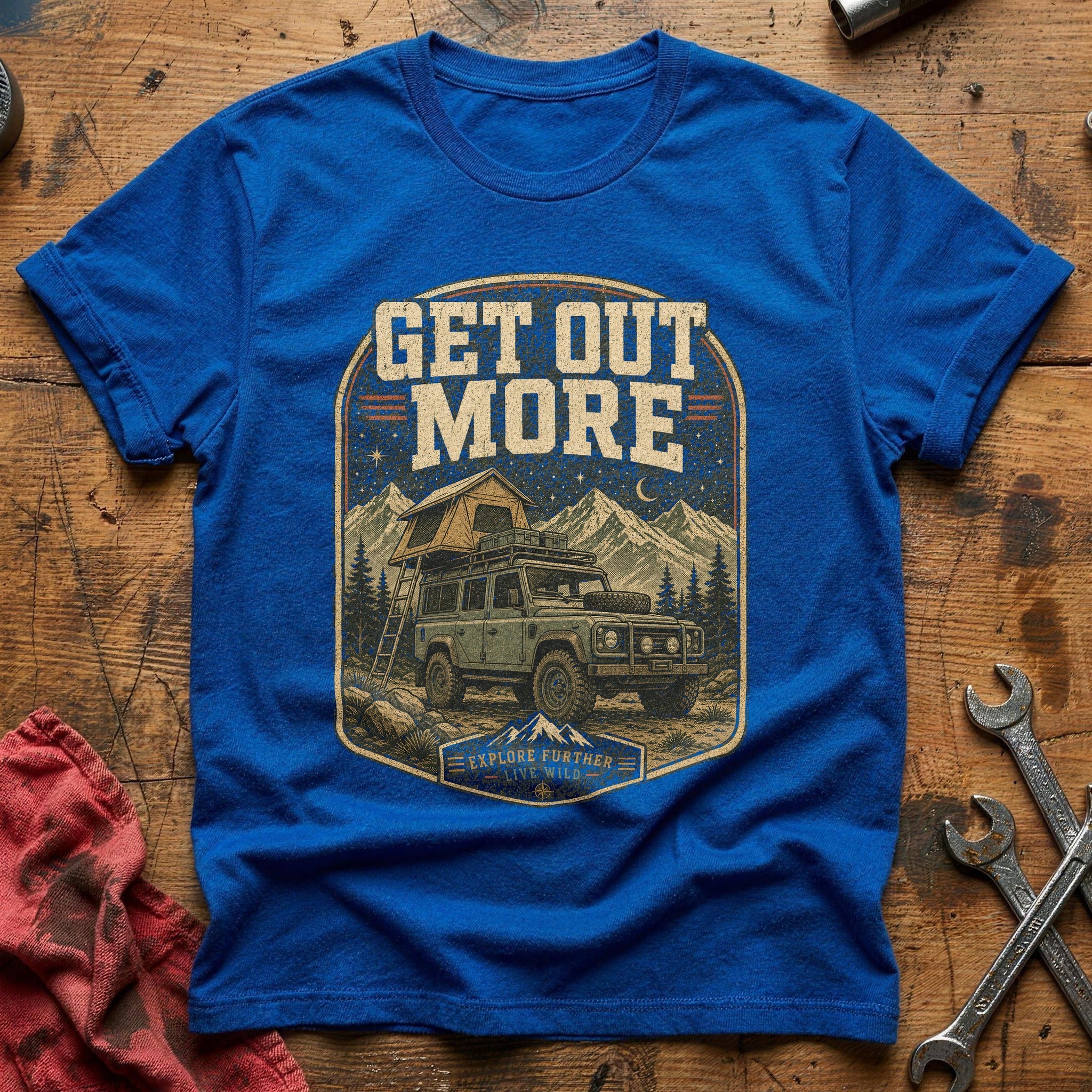 Get Out More T-Shirt - Royal