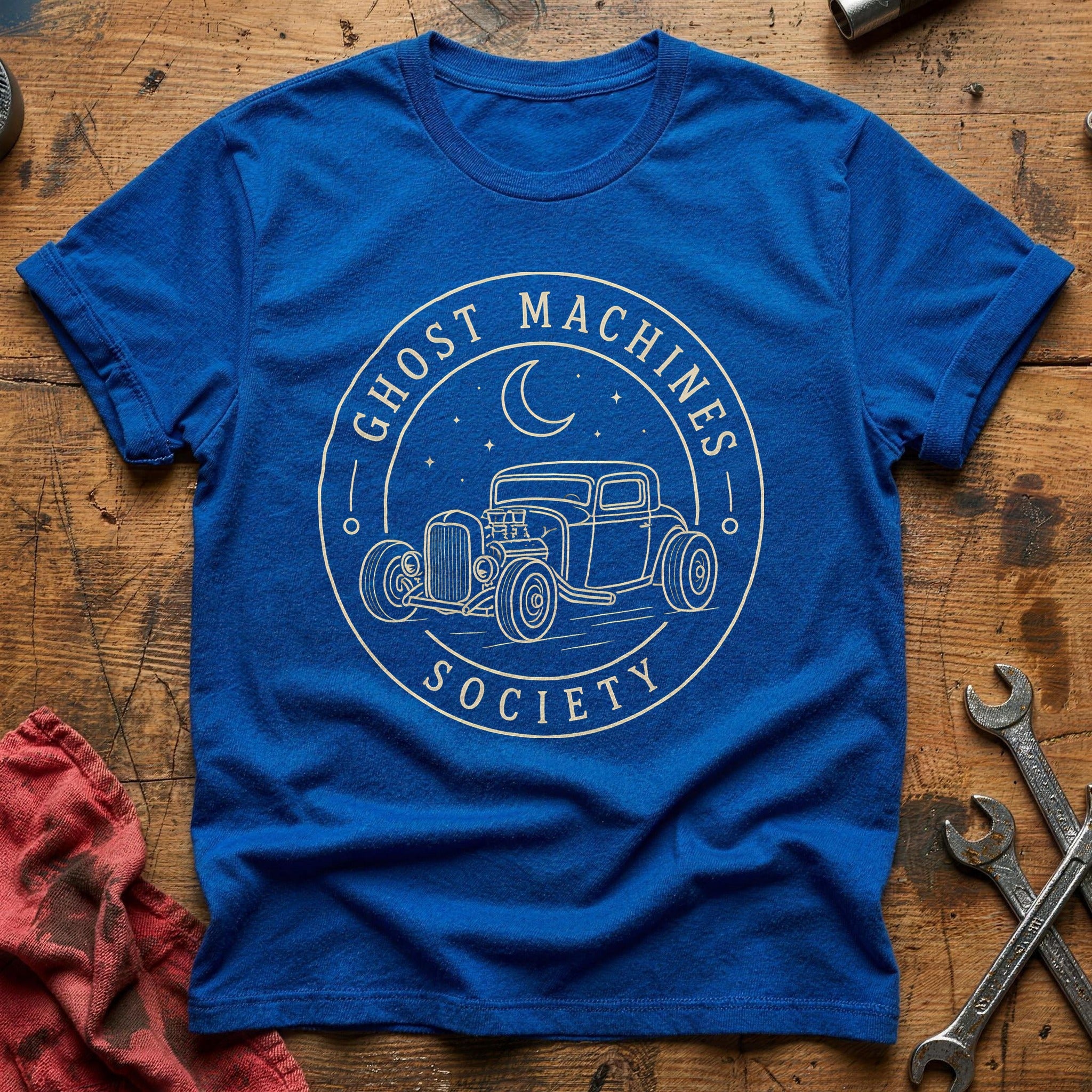 Ghost Machines Crest 35 T-Shirt - Royal