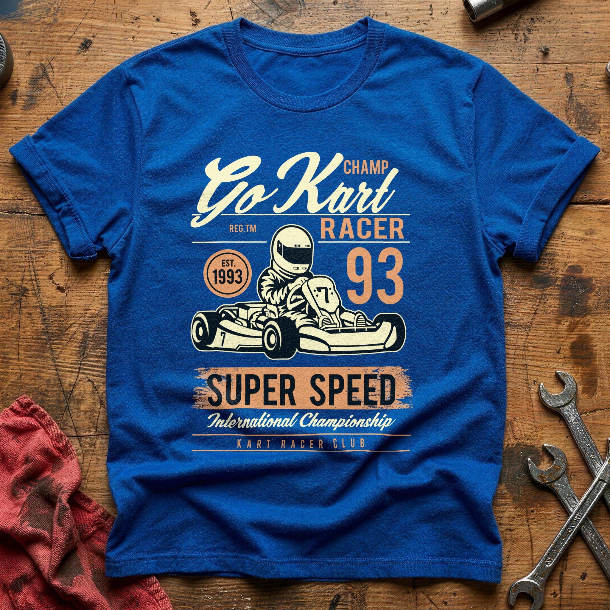 Go kart racer super speed T-Shirt - Royal