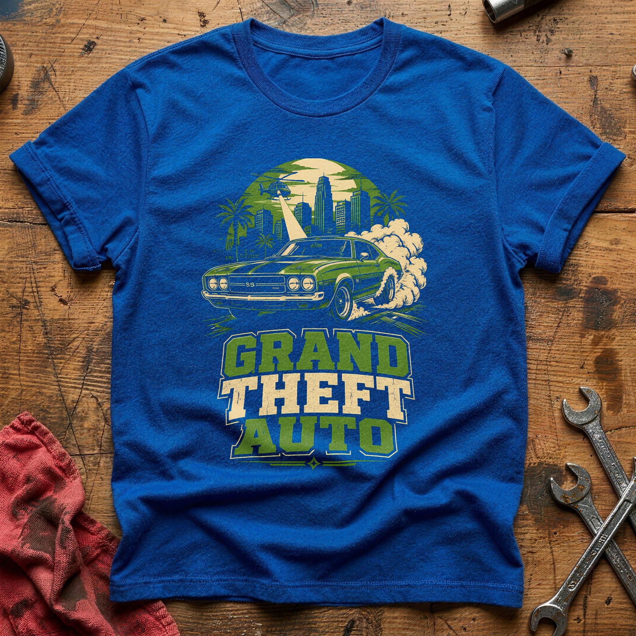 Grand Theft Auto 48 T-Shirt - Royal