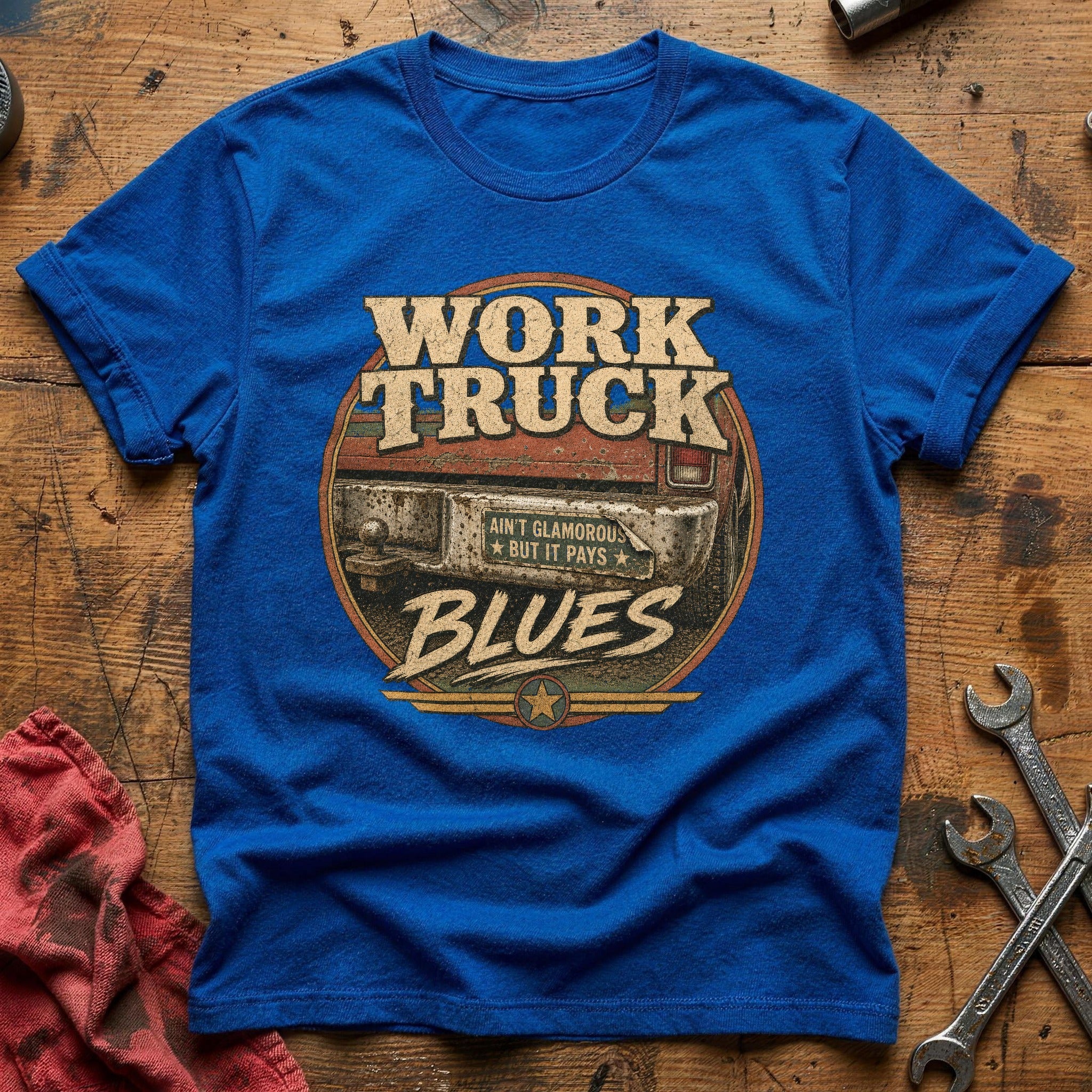 Haulin' and Heartbreak T-Shirt - Royal