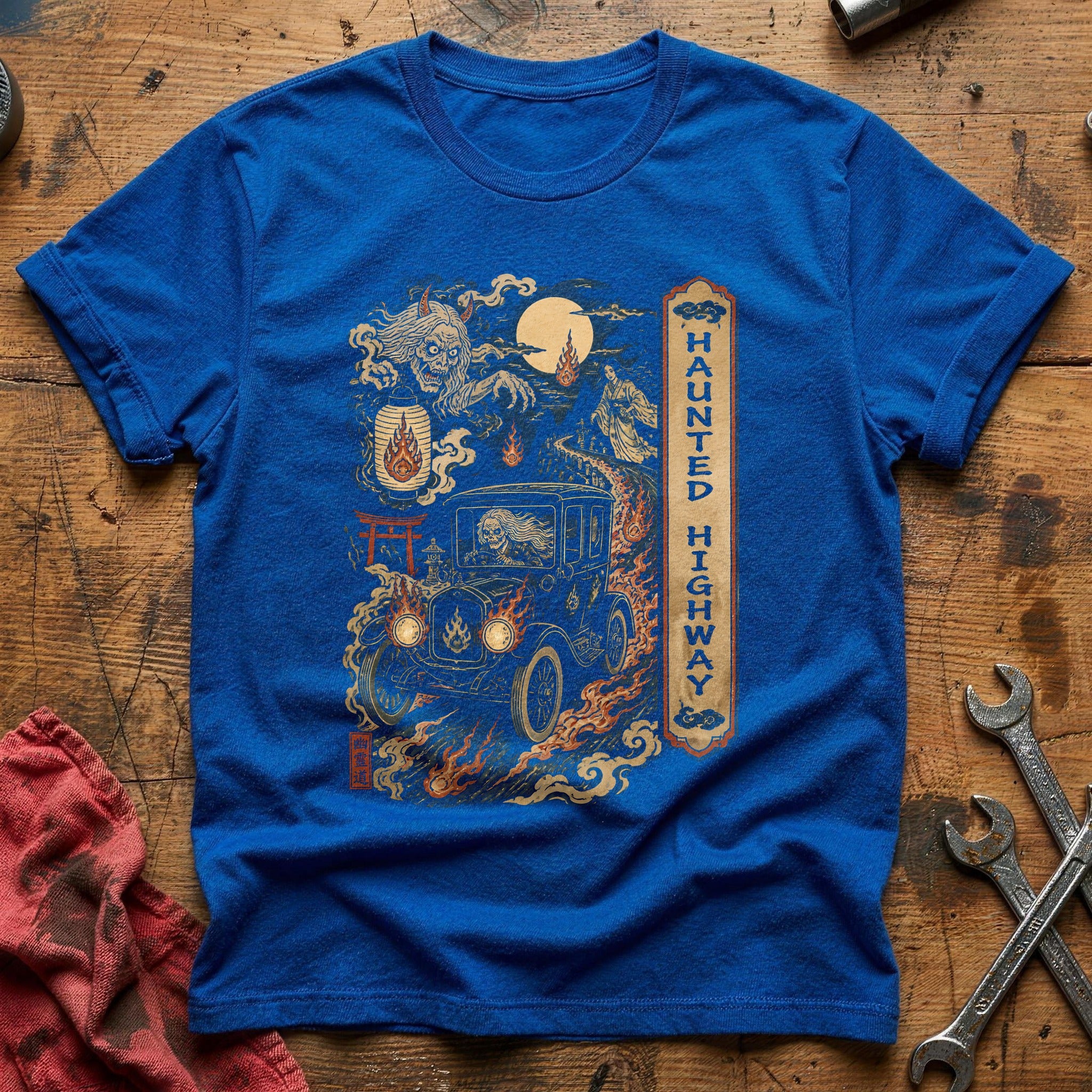 Haunted Highway 96 T-Shirt - Royal