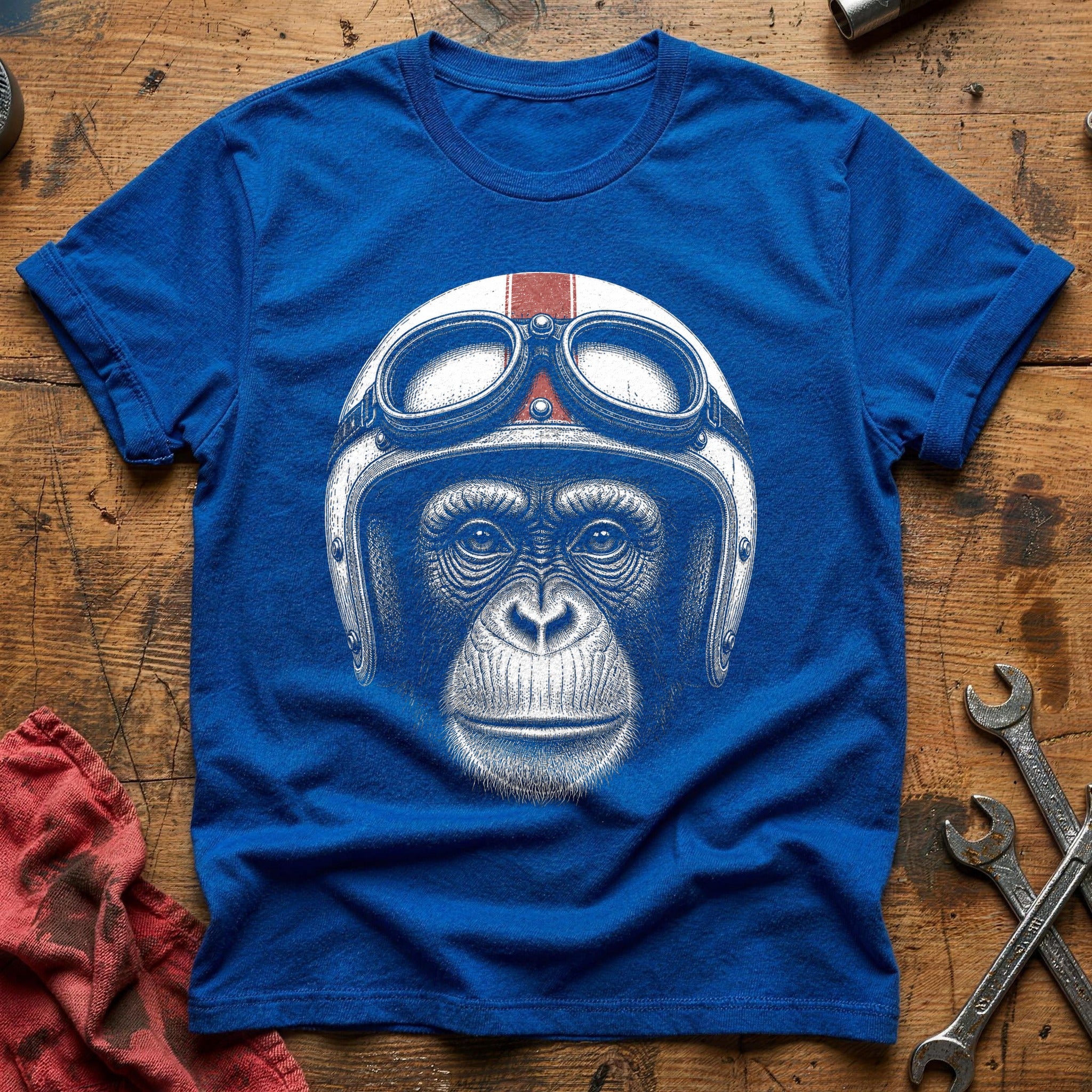 Helmet Head T-Shirt - Royal