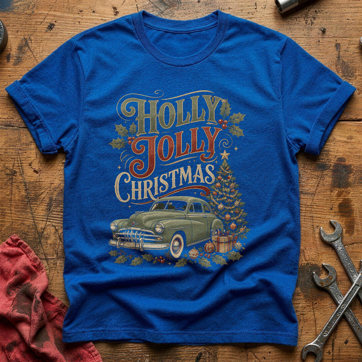 Holly Jolly Christmas 72 T-Shirt - Royal