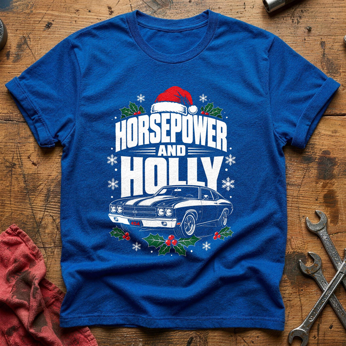 Horsepower And Holly 31 T-Shirt - Royal