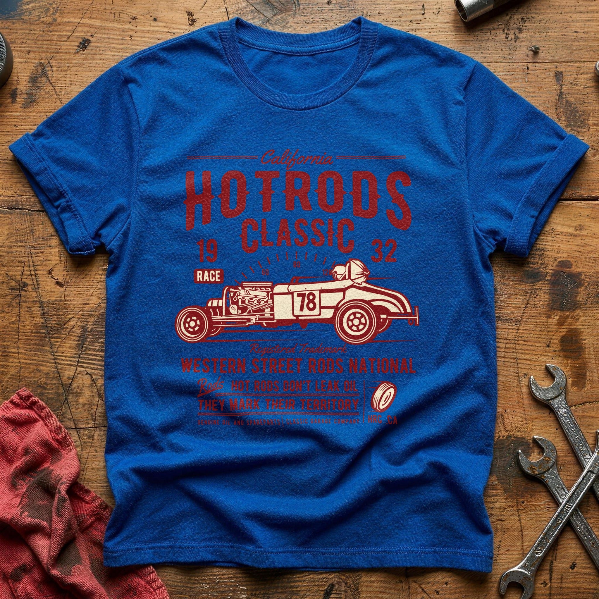 Hot rods race classic T-Shirt - Royal