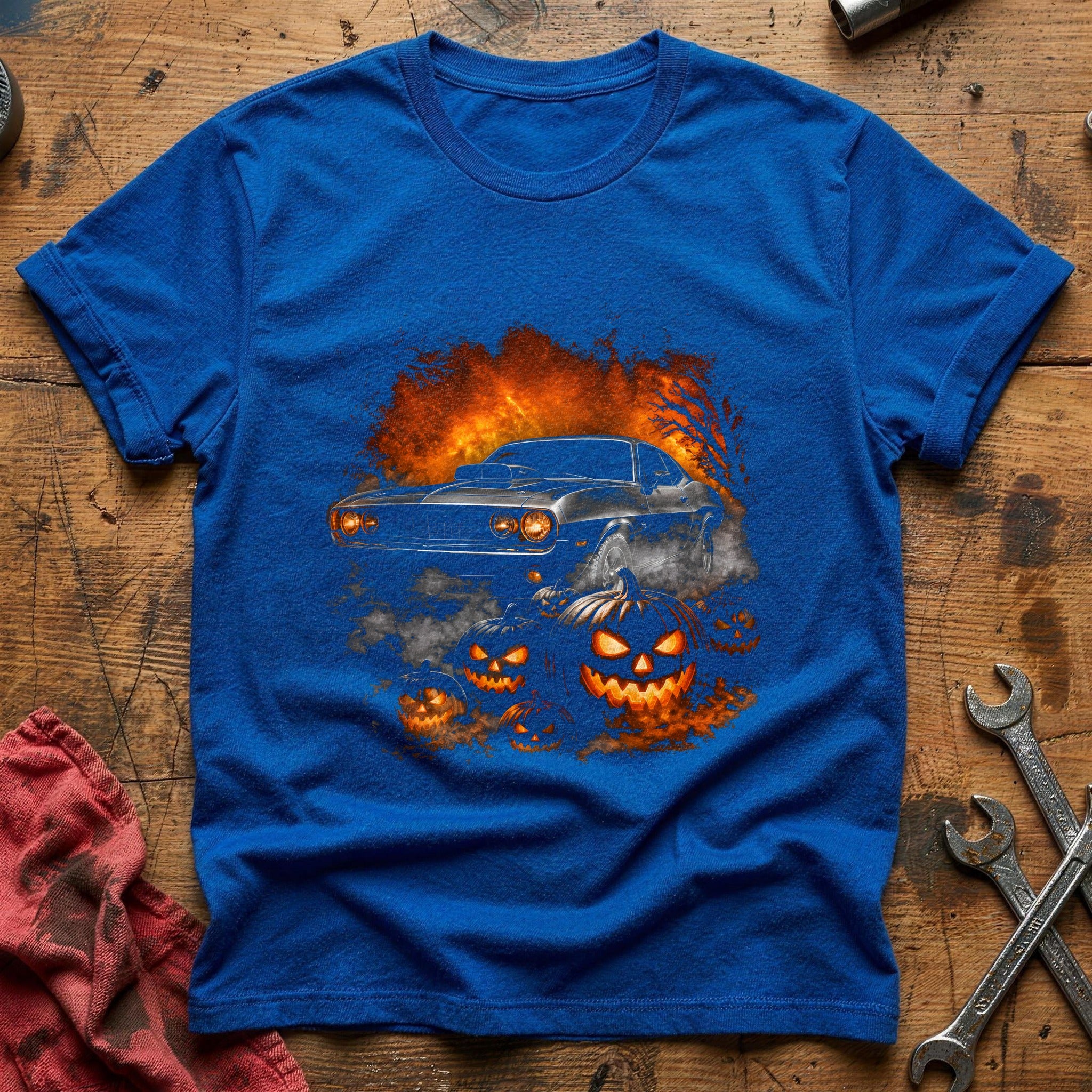 Hotrod Fog Jackolanterns 88 T-Shirt - Royal