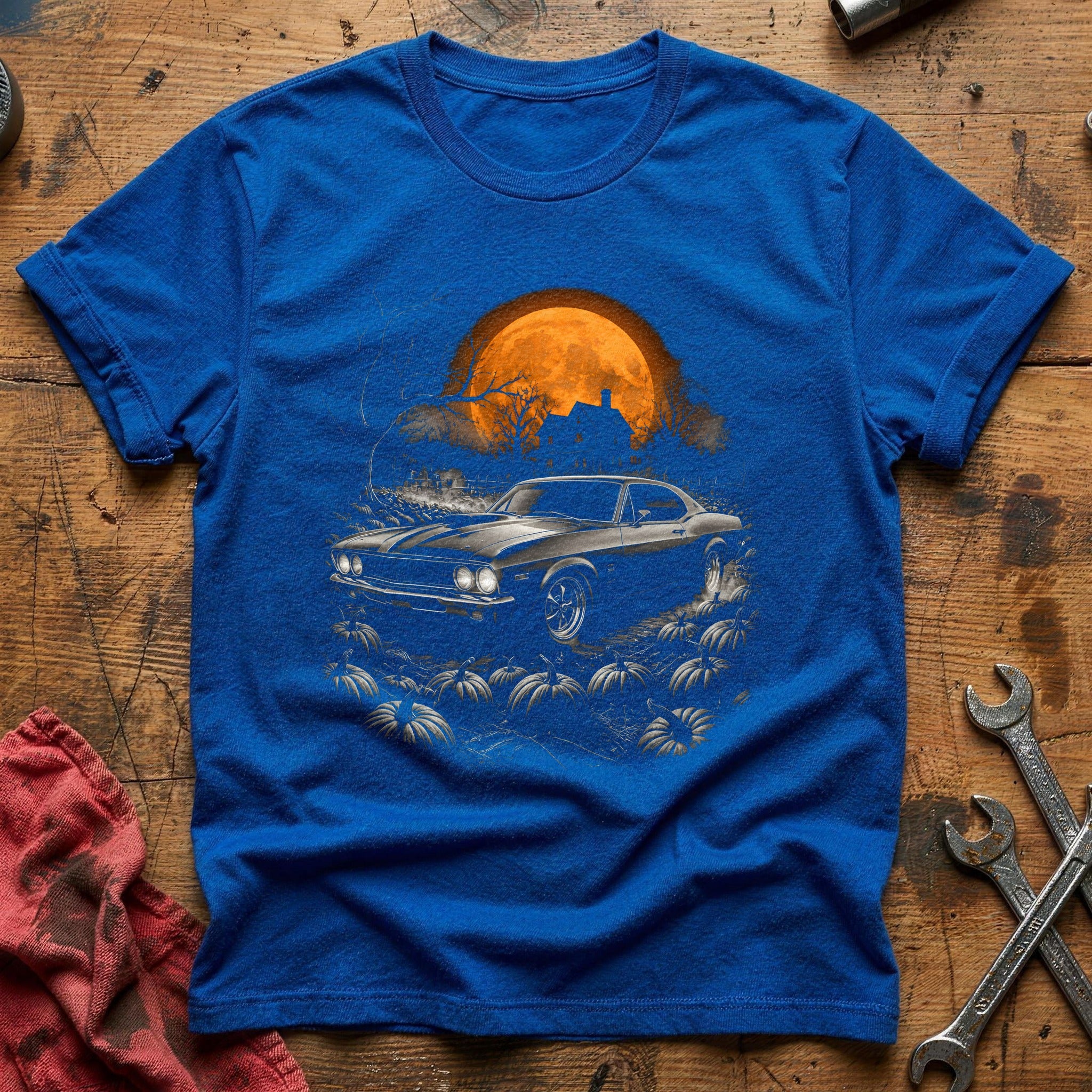 Hotrod Pumpkin Patch 79 T-Shirt - Royal