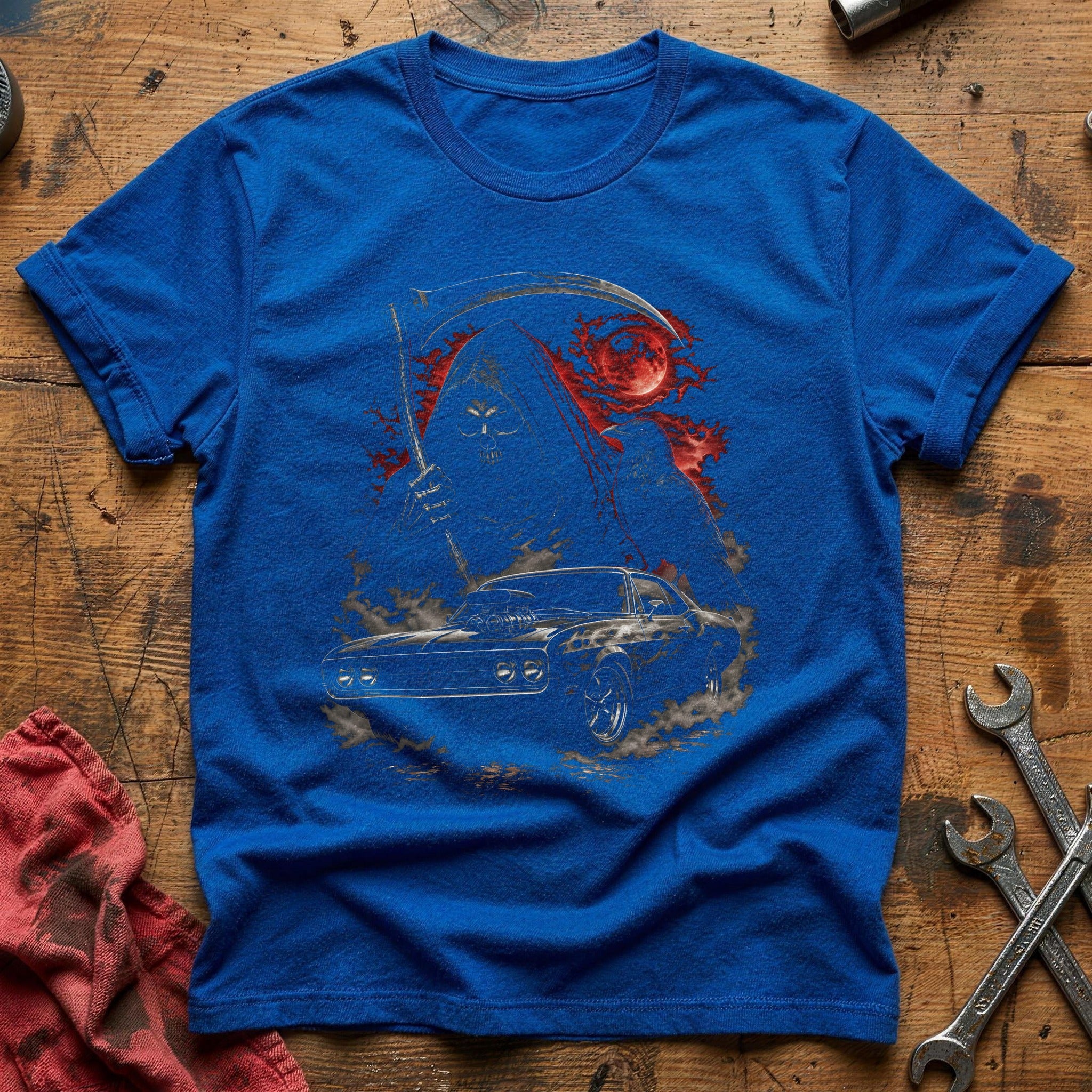 Hotrod Reaper Raven 51 T-Shirt - Royal