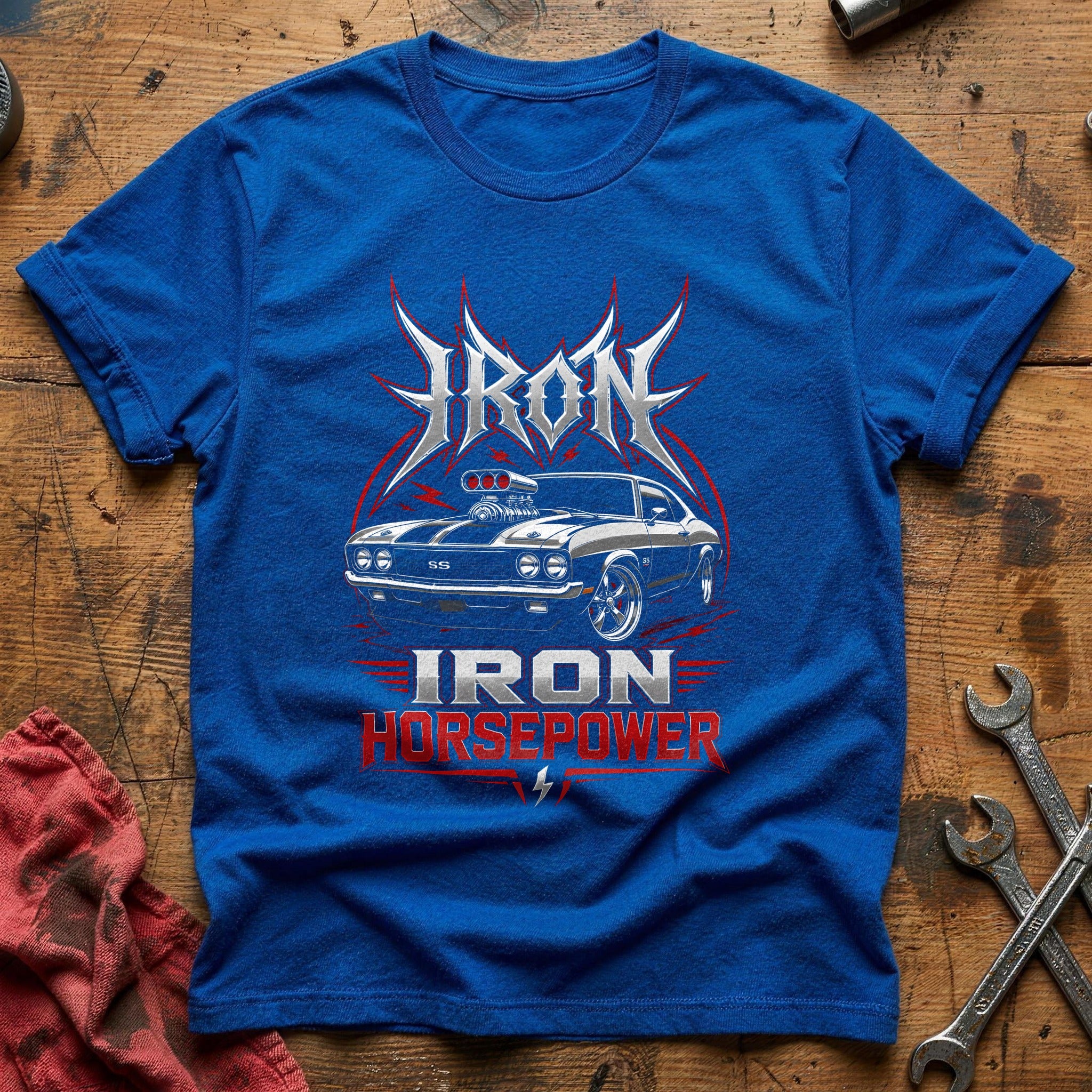 Iron Horsepower 14 T-Shirt - Royal