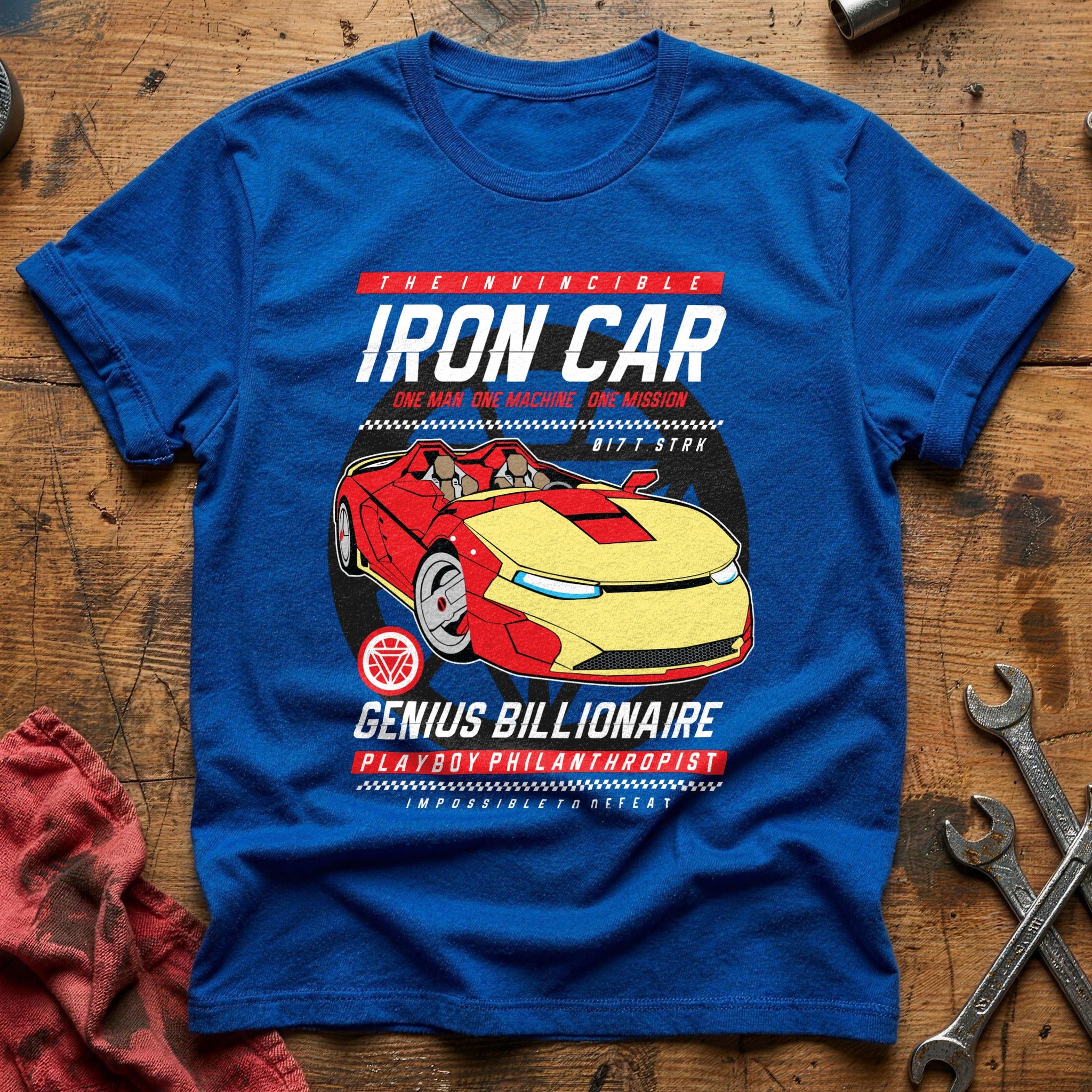 Iron man car T-Shirt - Royal