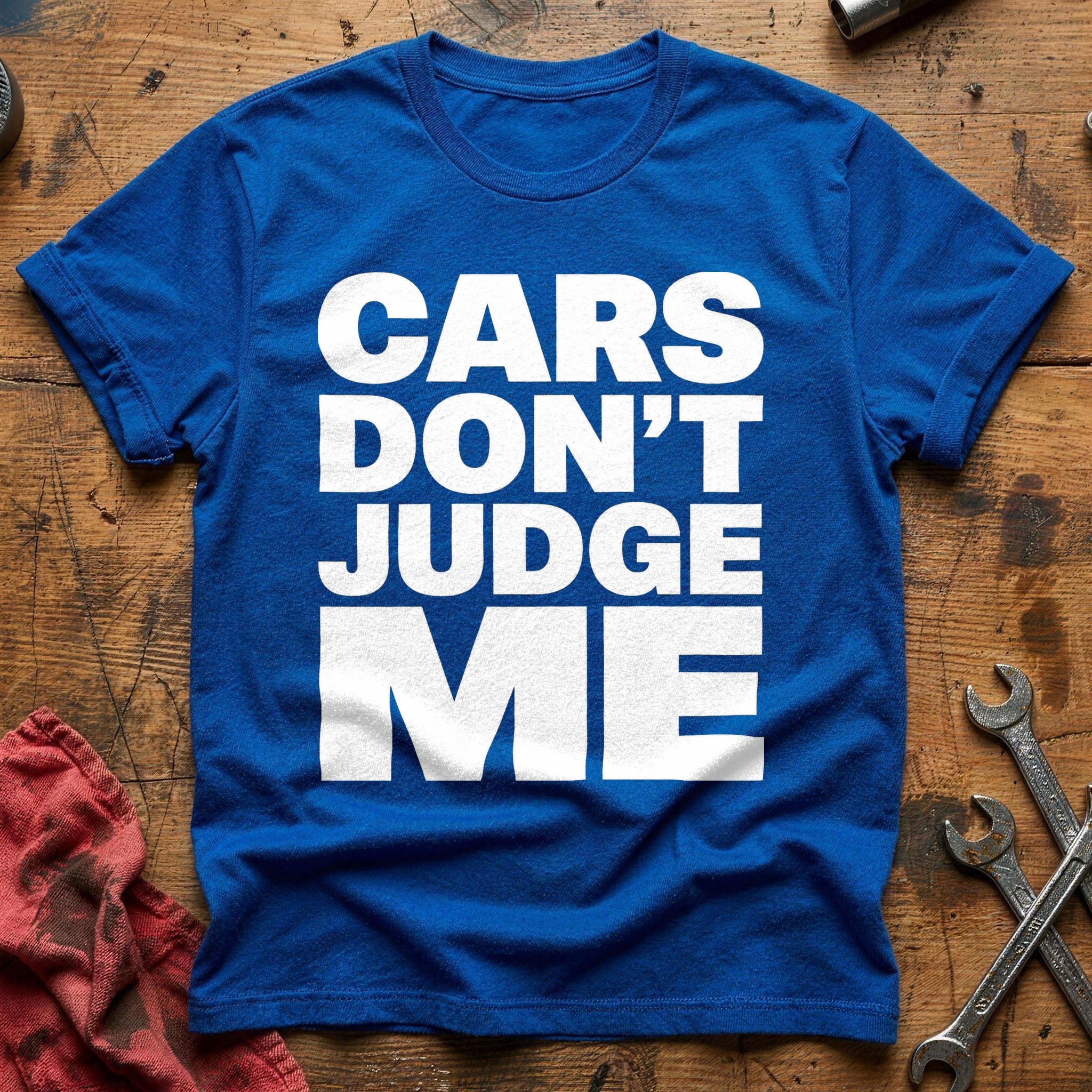 Judge-Free Zone T-Shirt - Royal