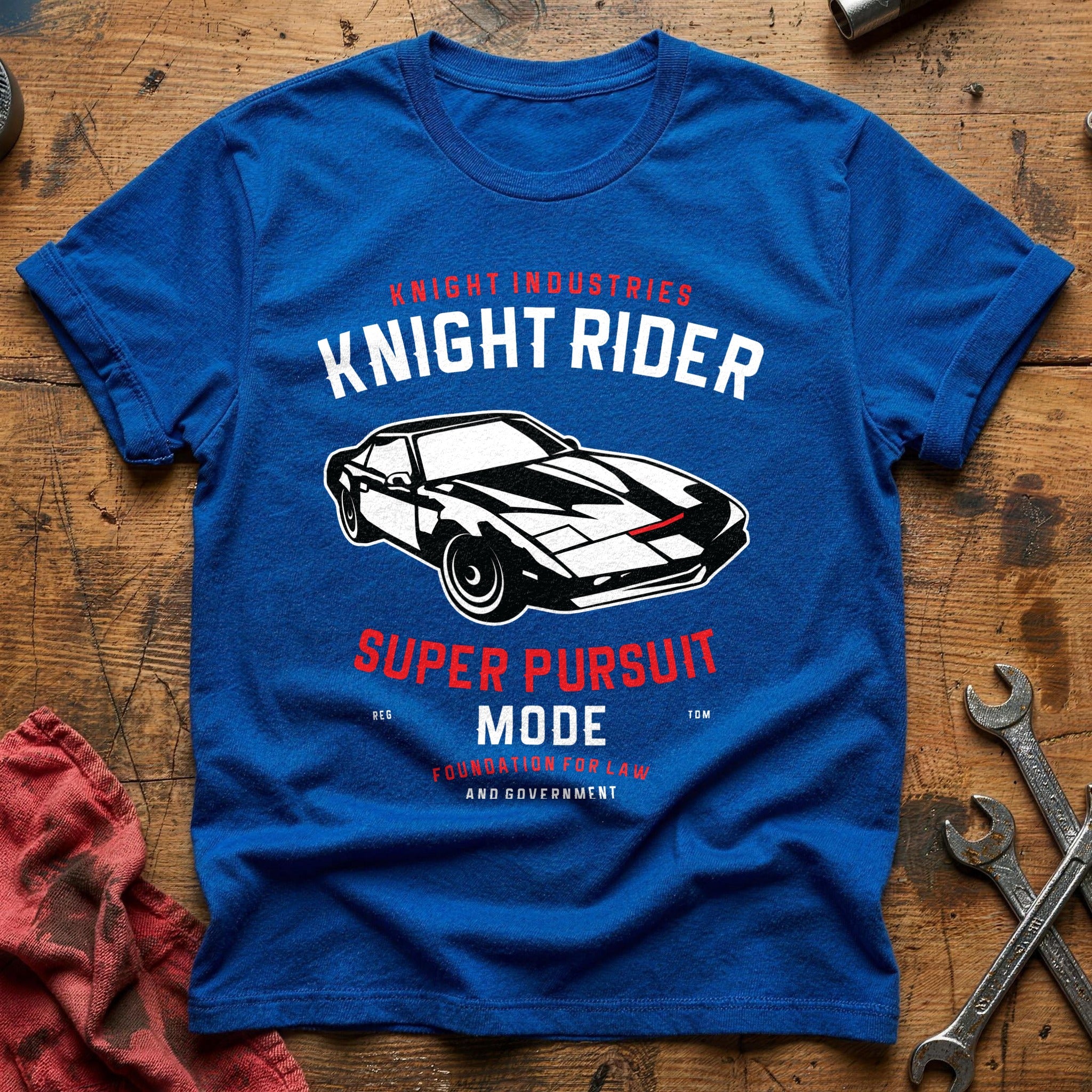 Knight rider movie car T-Shirt - Royal