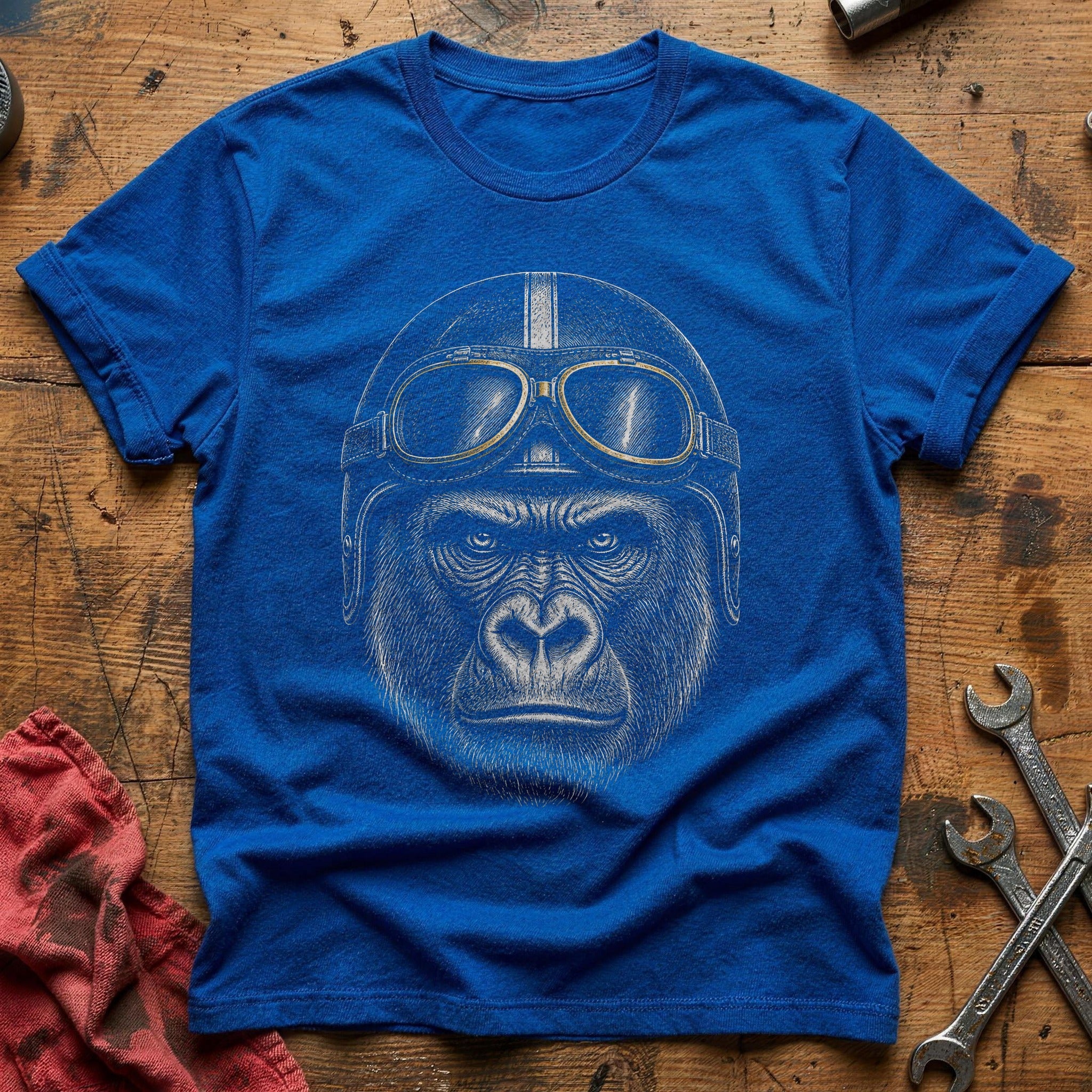 Leather & Lenses T-Shirt - Royal