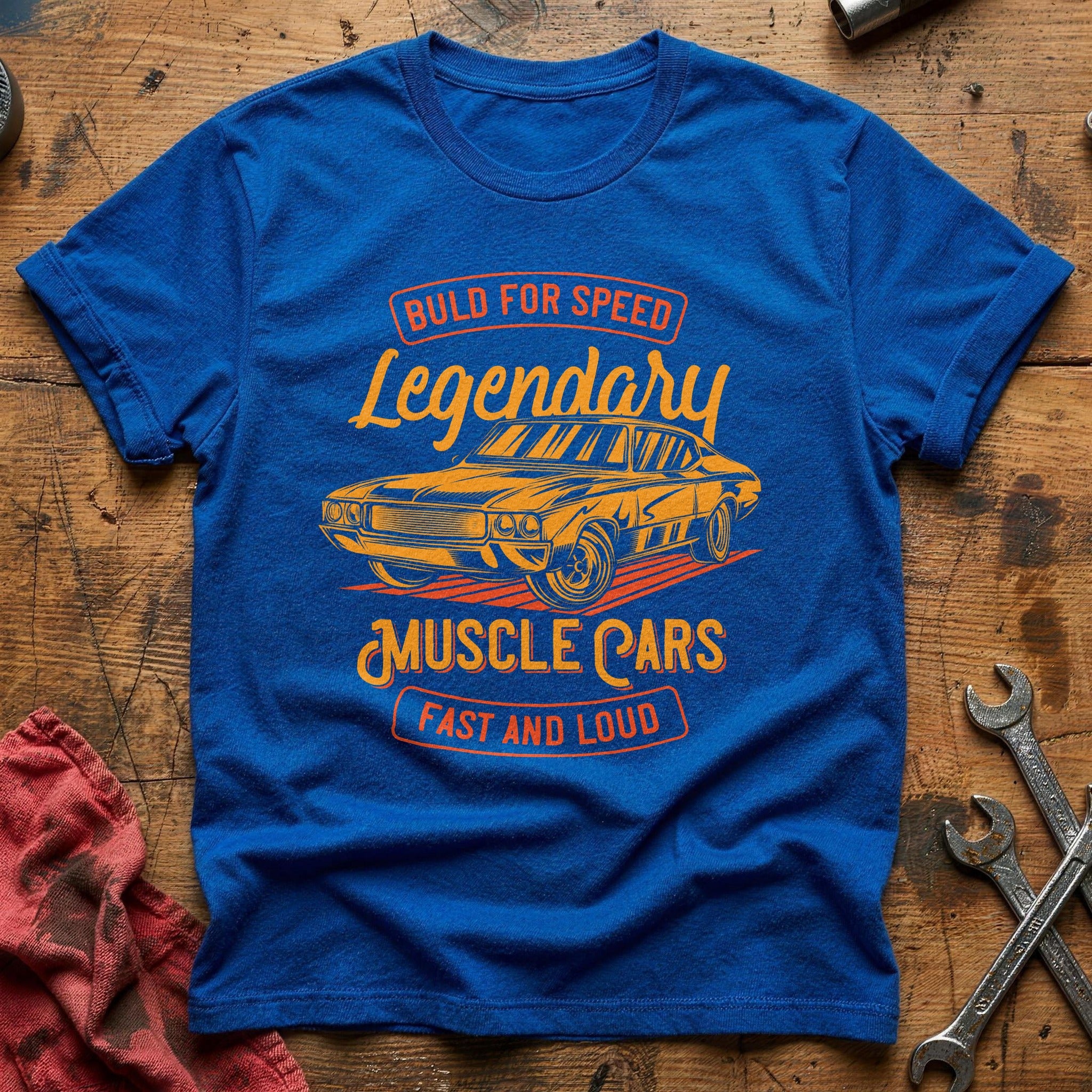 Legendary muscle cars fast T-Shirt - Royal