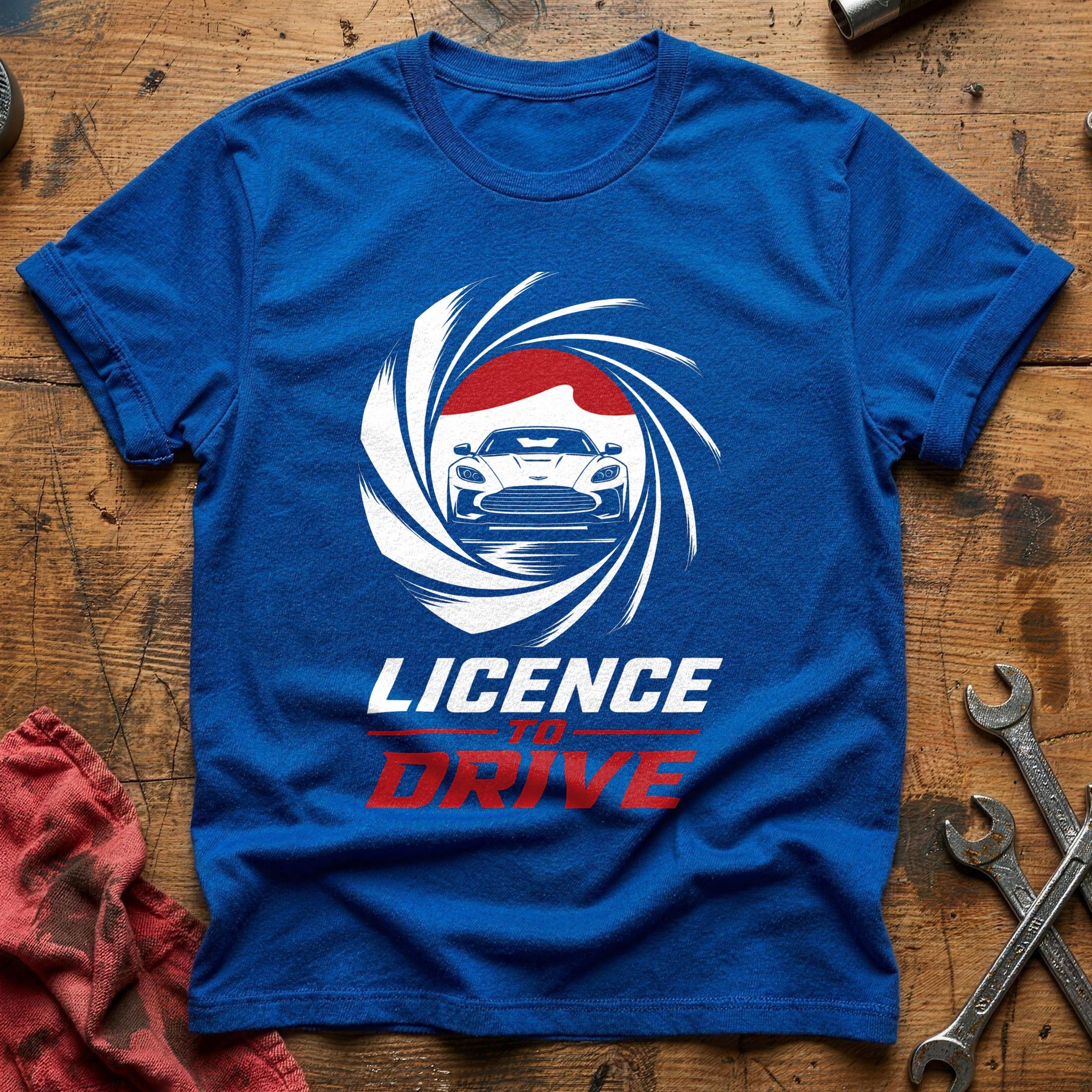 Licence To Drive T-Shirt - Royal