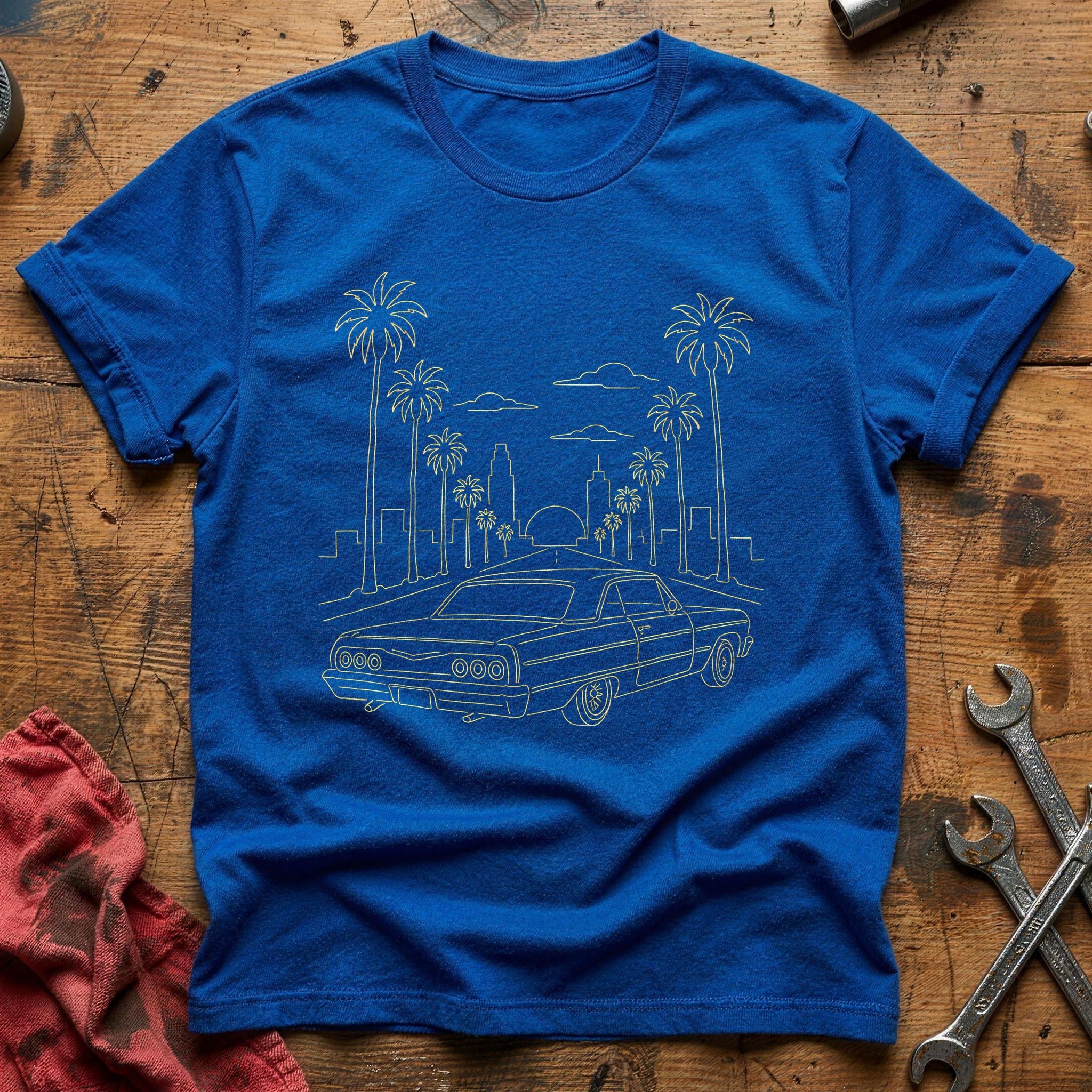 Lowrider Boulevard 48 T-Shirt - Royal