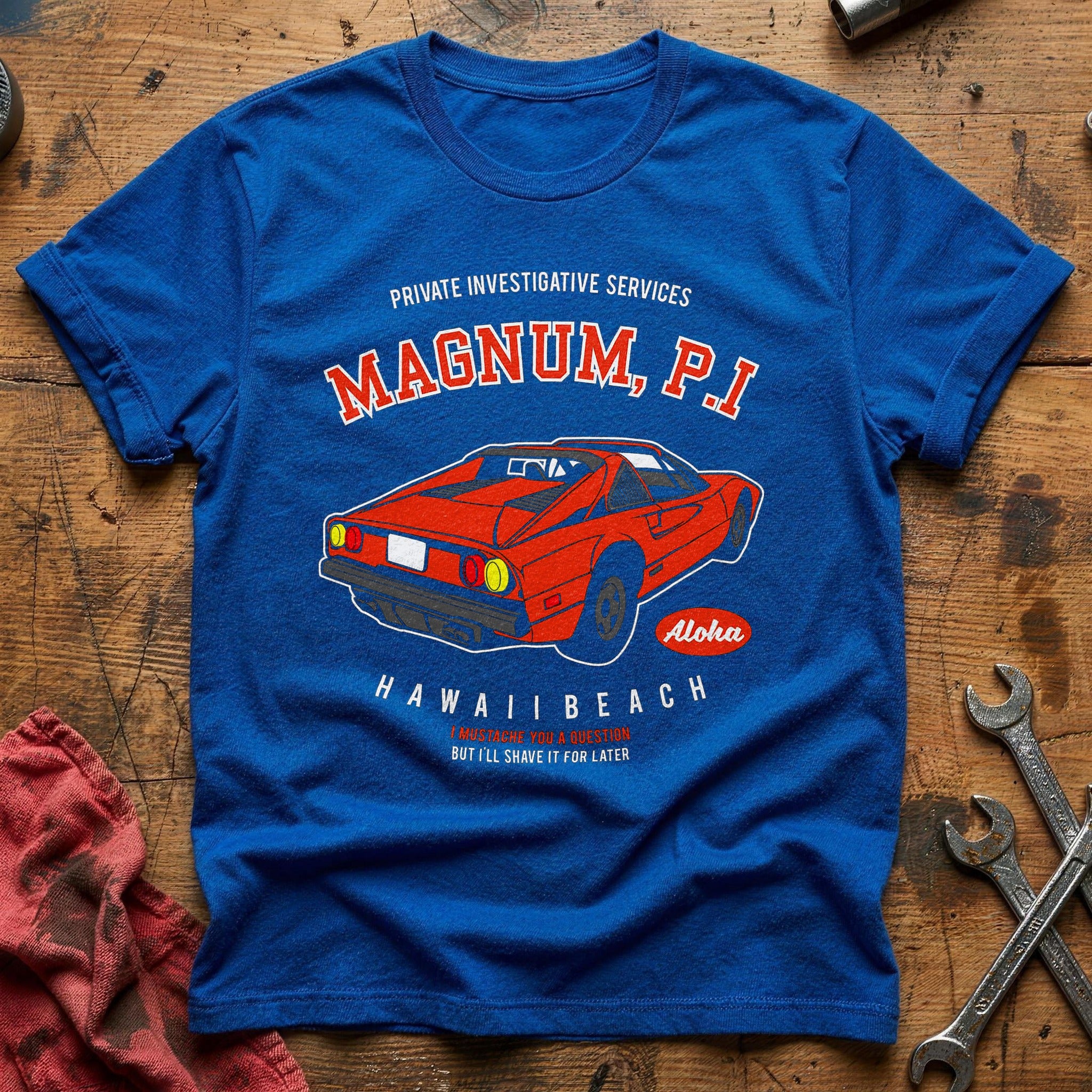 Magnum car T-Shirt - Royal