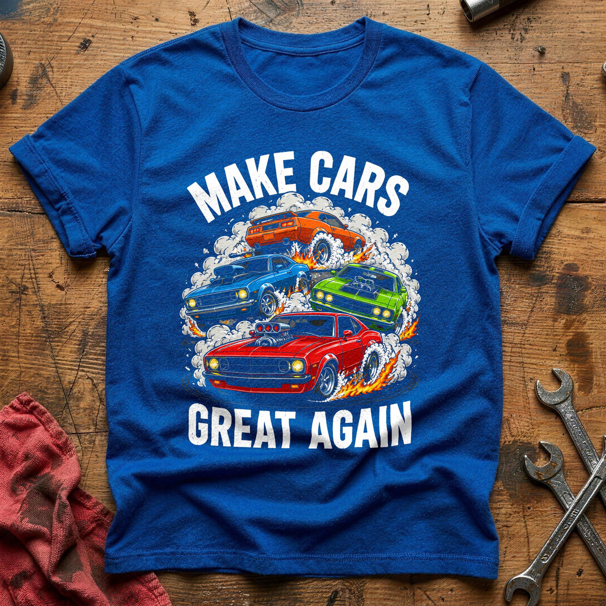 Make Cars Great Again 41 T-Shirt - Royal
