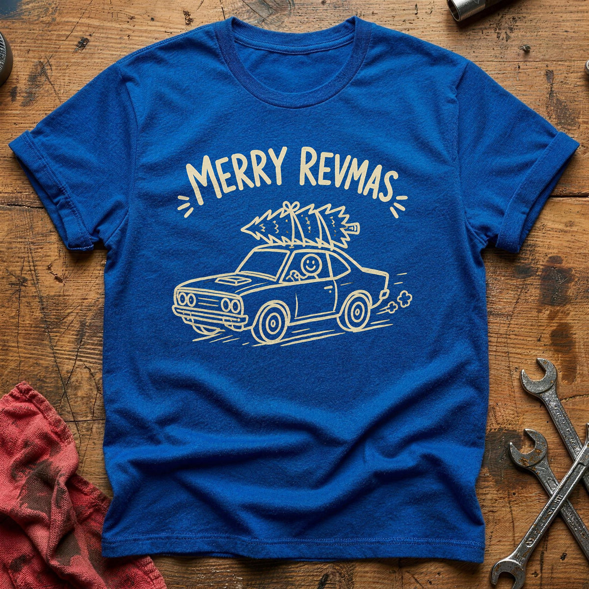 Merry Revmas 32 T-Shirt - Royal