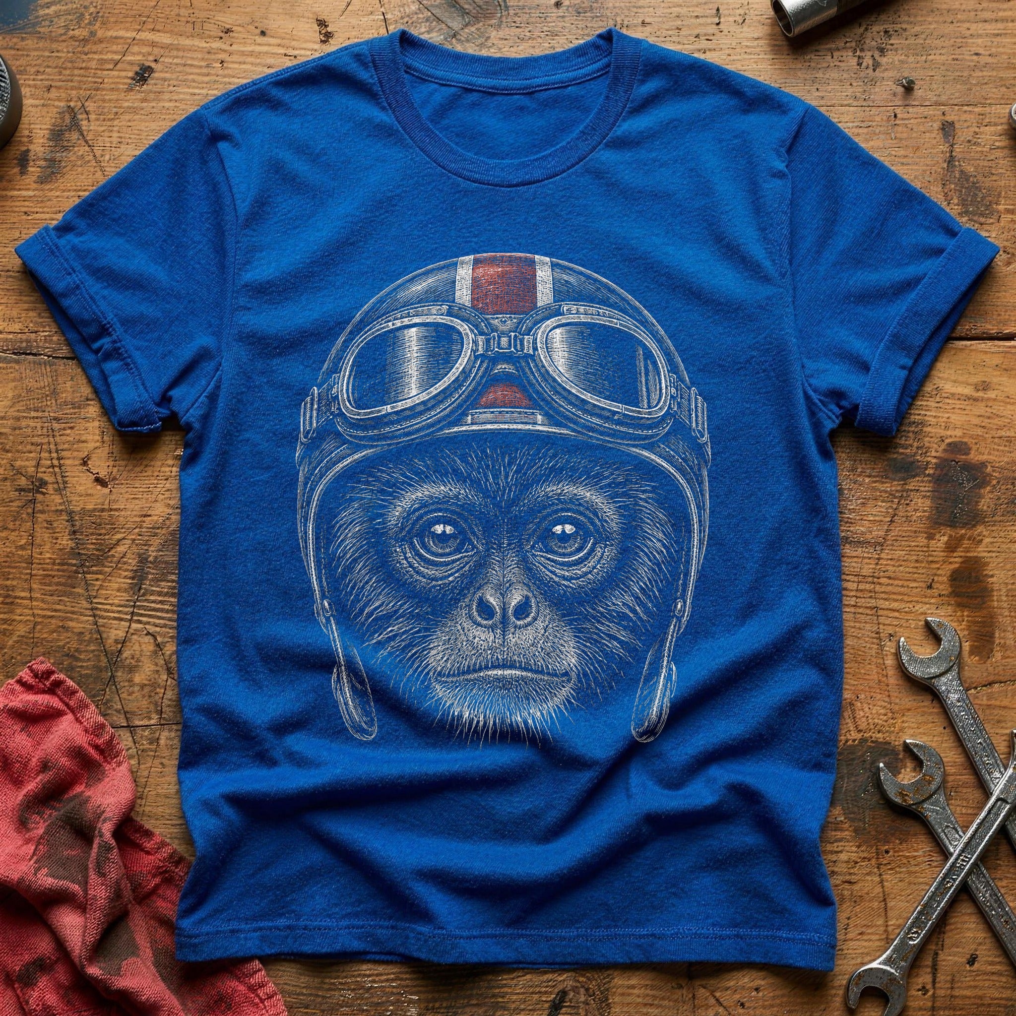 Monkey In Goggles - Royal