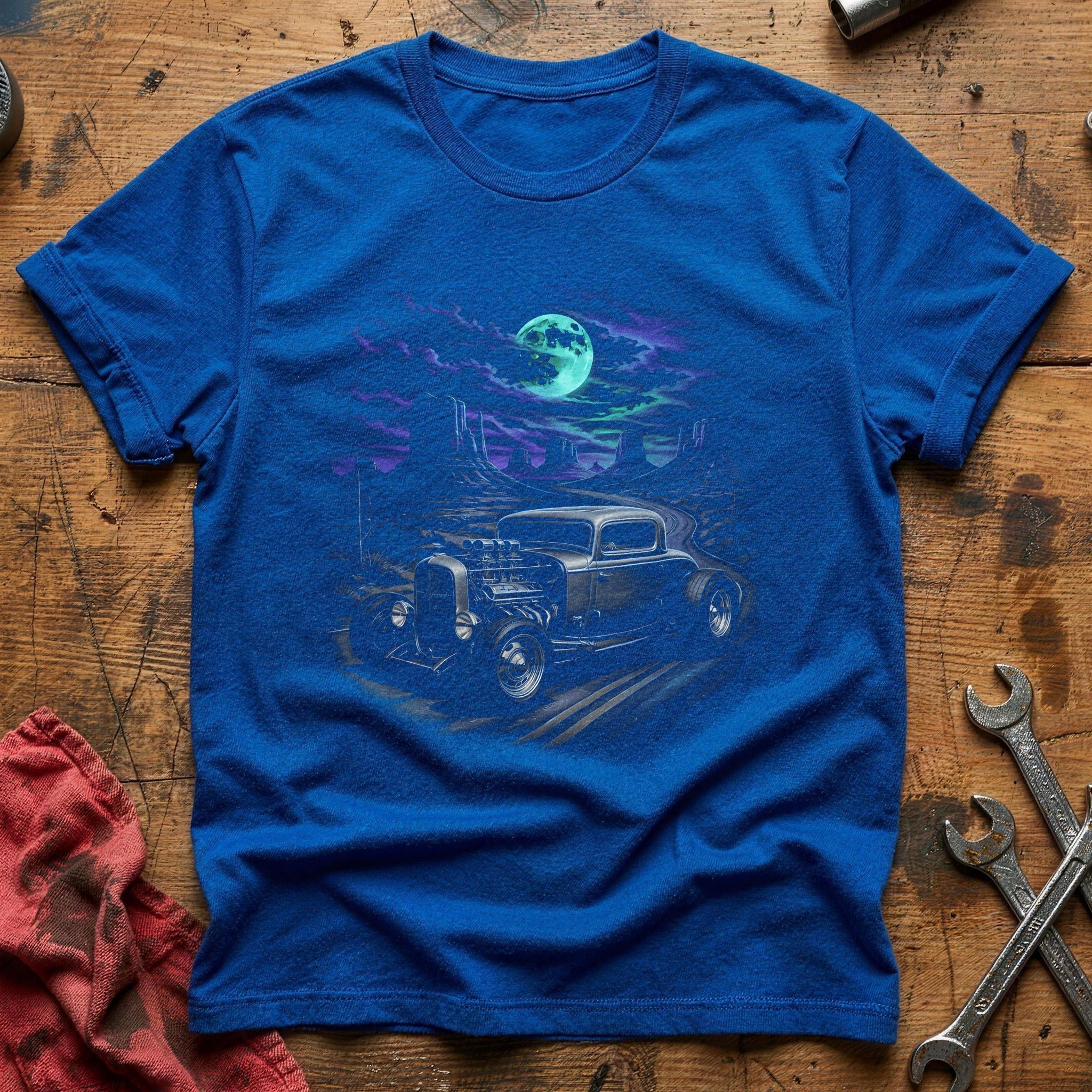 Moonlight Hot Rod Desert T-Shirt - Royal