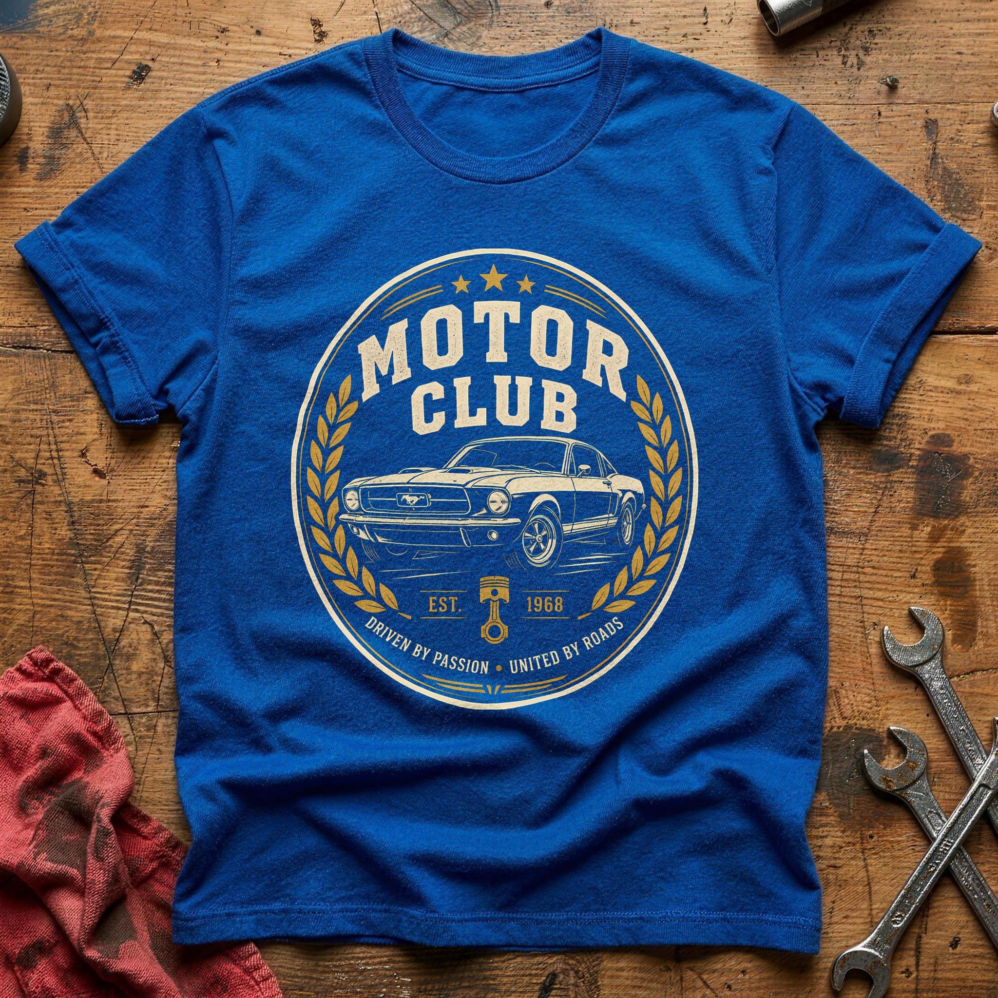 Motor Club Roundel T-Shirt - Royal