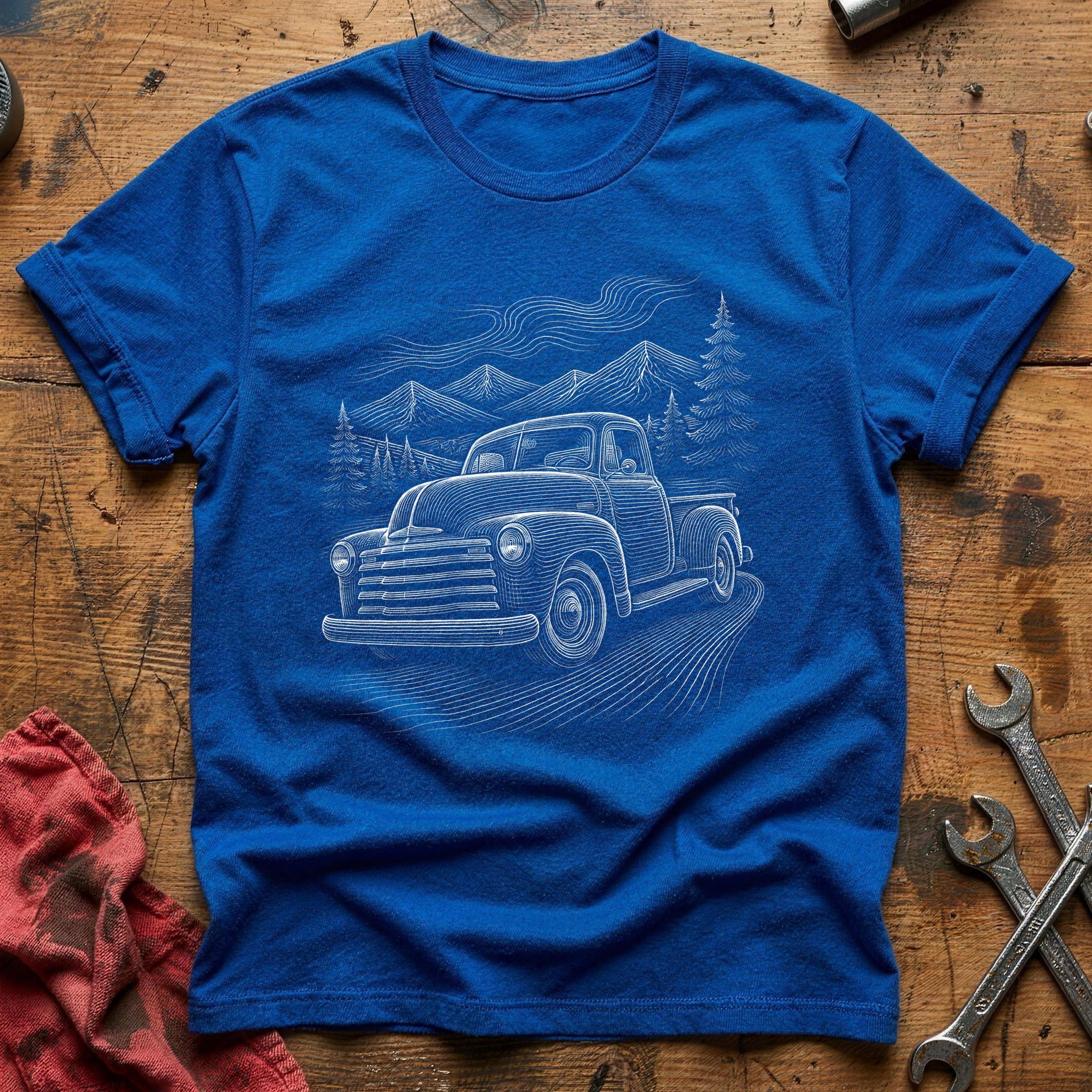 Mountain Pass Hauler T-Shirt - Royal