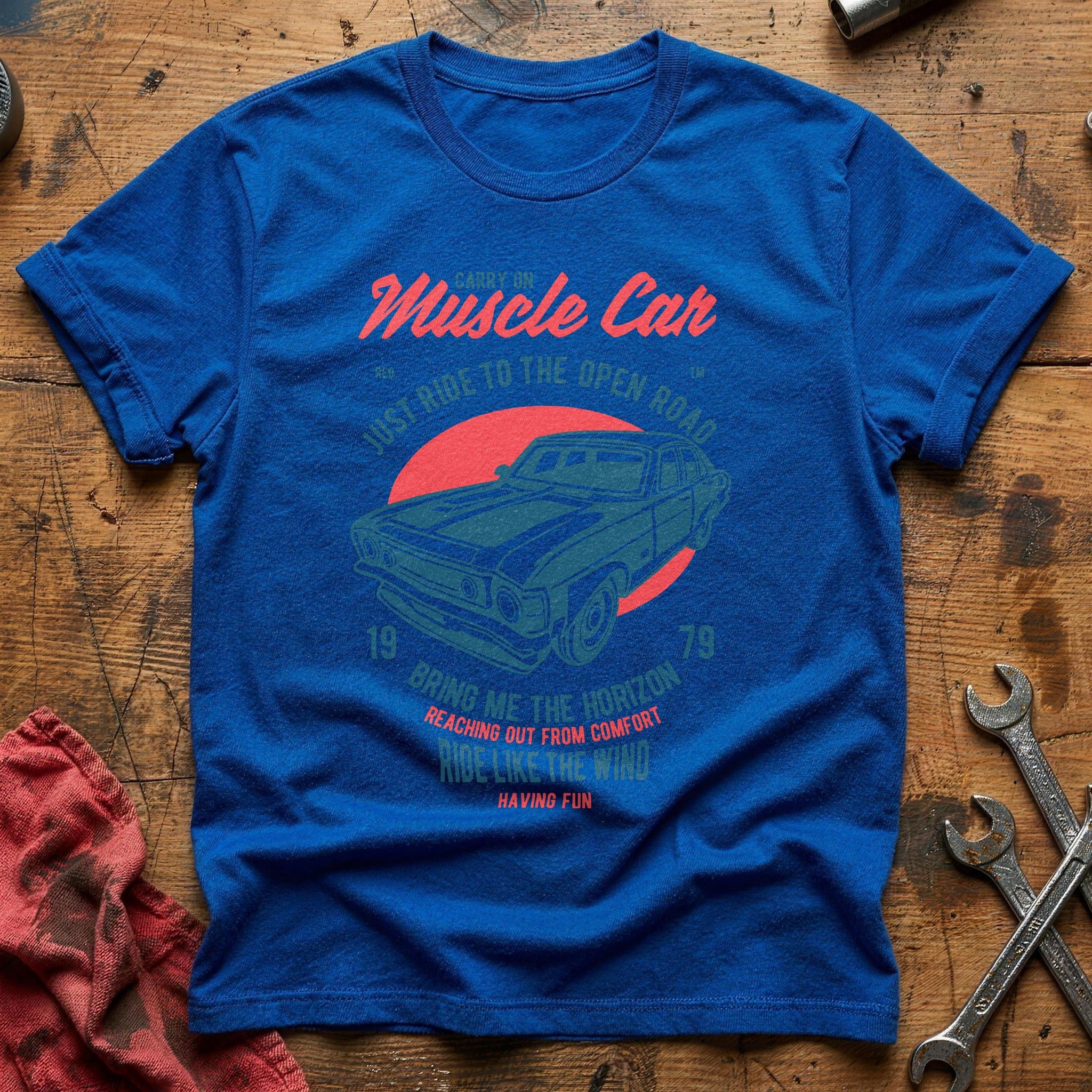 Muscle car T-Shirt - Royal