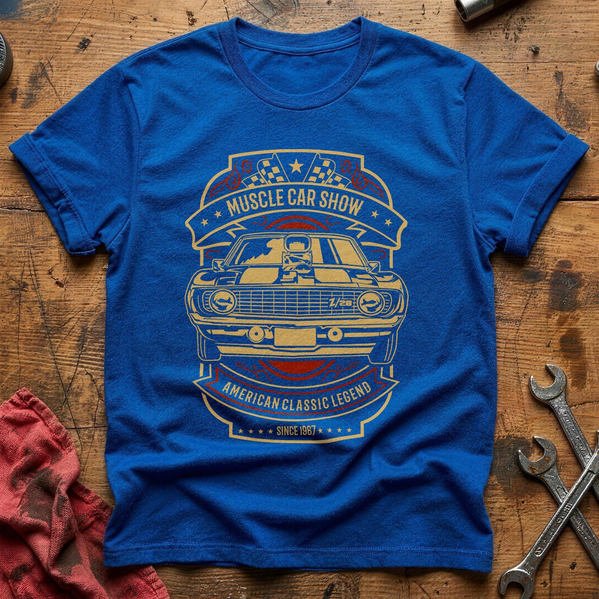Muscle car show T-Shirt - Royal