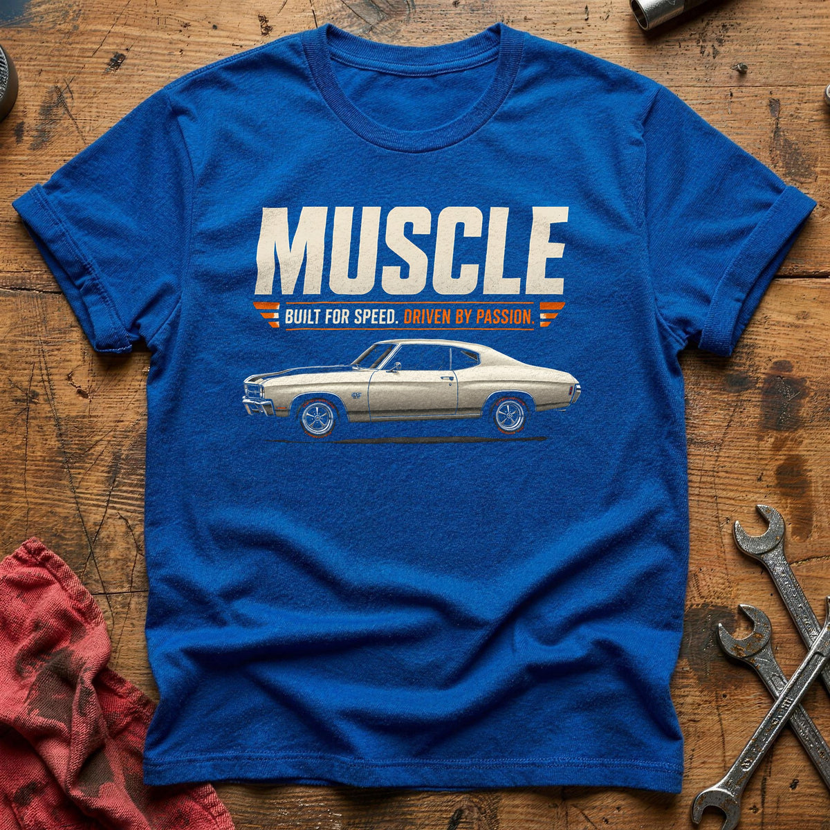 Muscle Tribute 72 T-Shirt - Royal