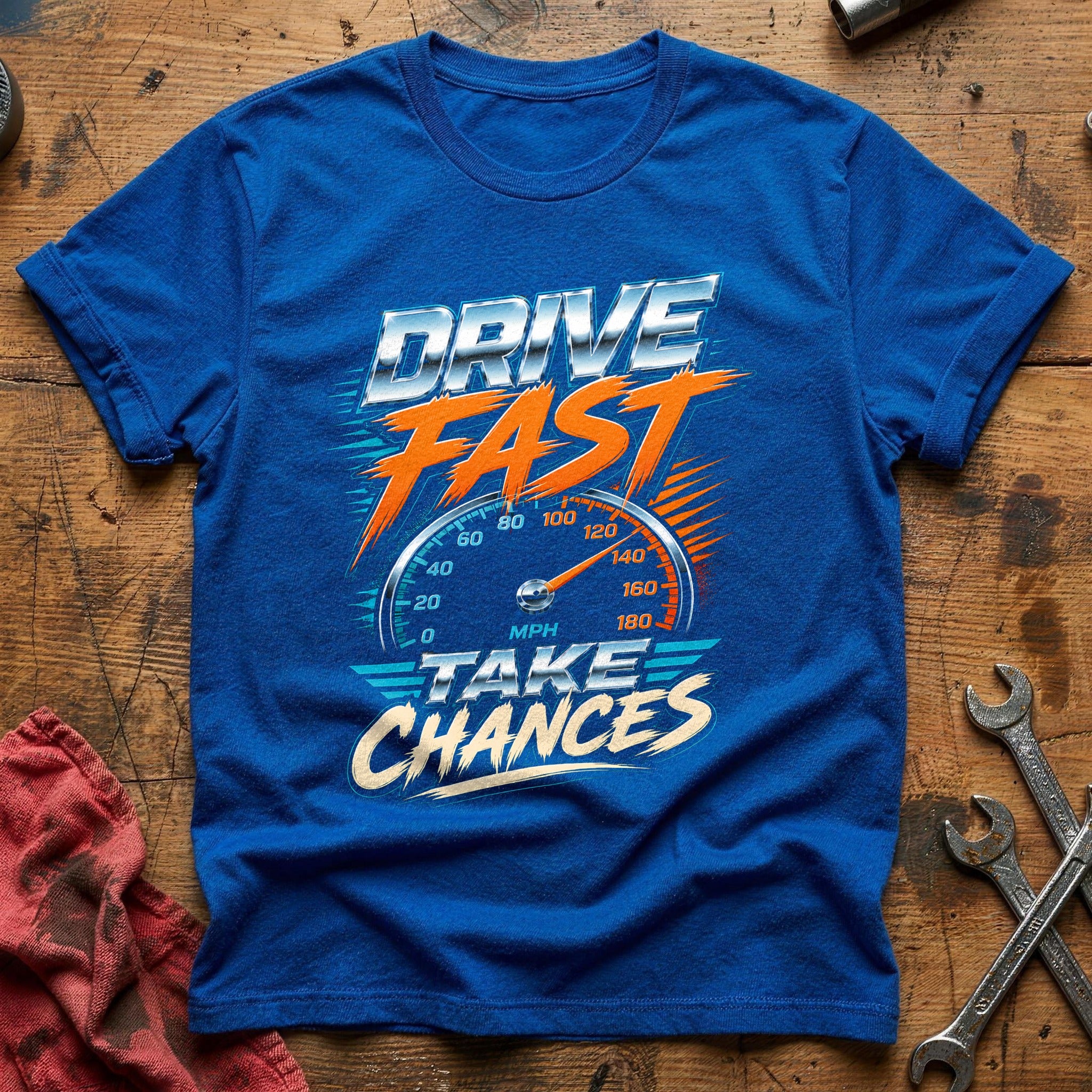 Needle Climbing Fast T-Shirt - Royal