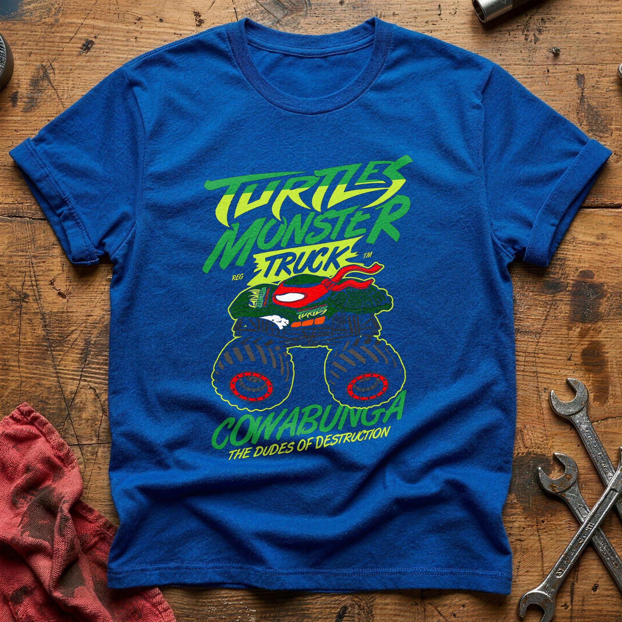 Ninja turtle monster truck T-Shirt - Royal