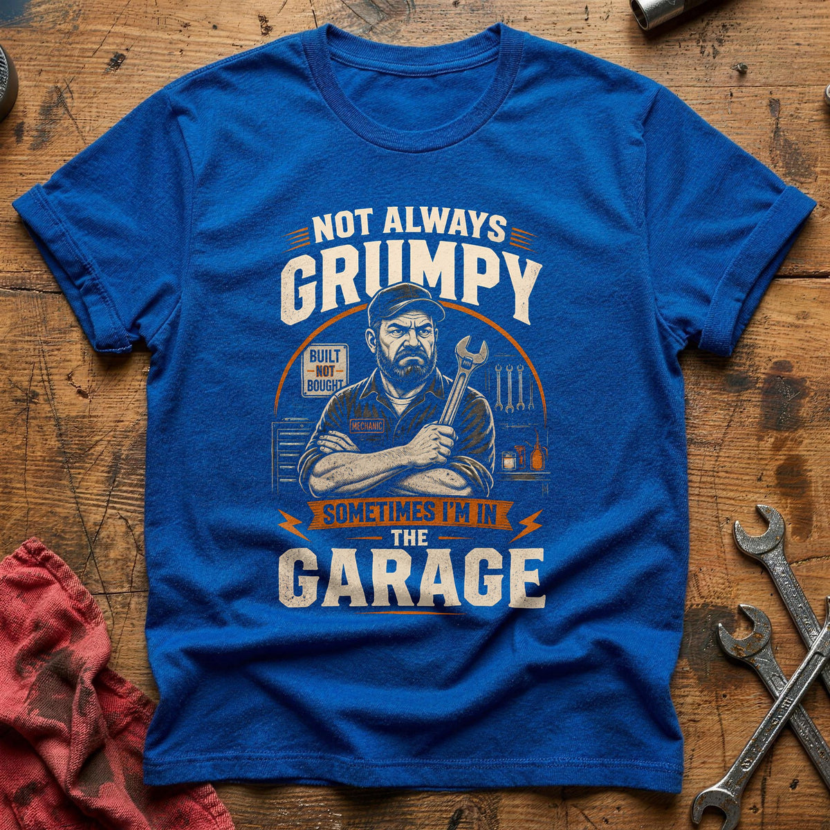 Not Grumpy Garage 58 T-Shirt - Royal